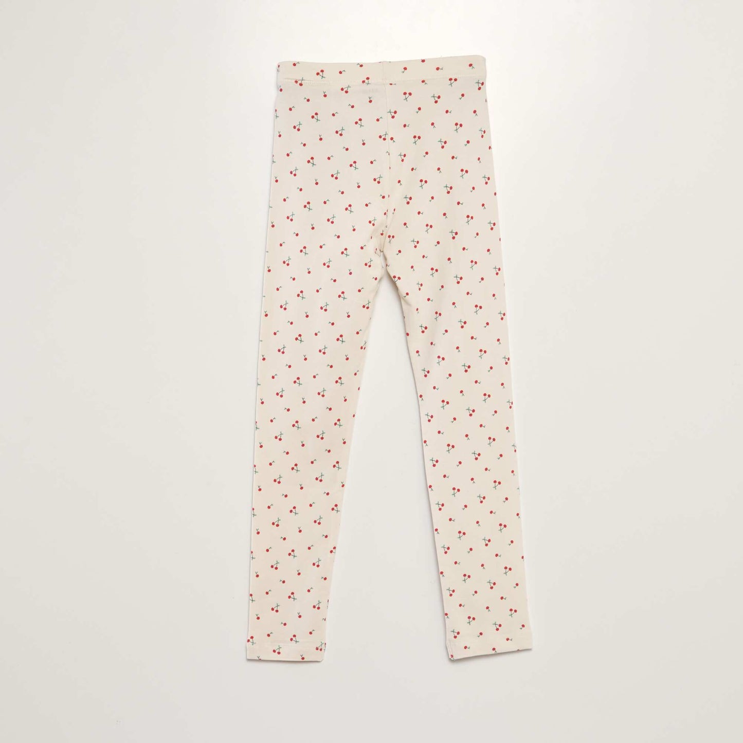 Legging long imprim Blanc cerise