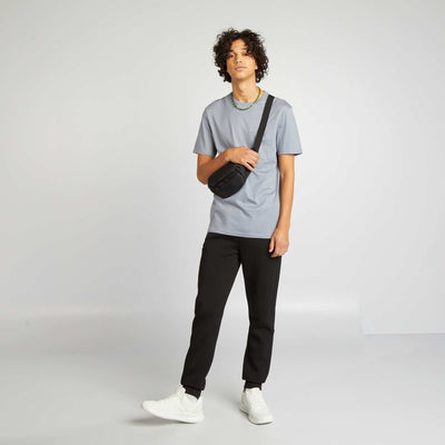 Jogging d tails contrastants noir