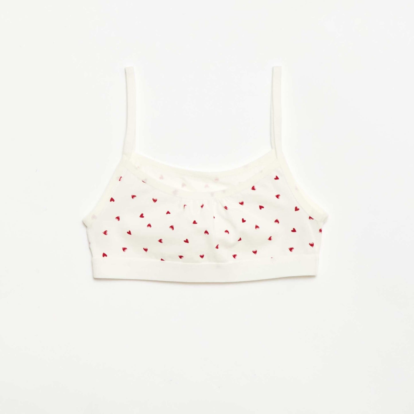 Brassières à fines bretelles en jersey - Lot de 2 BLANC