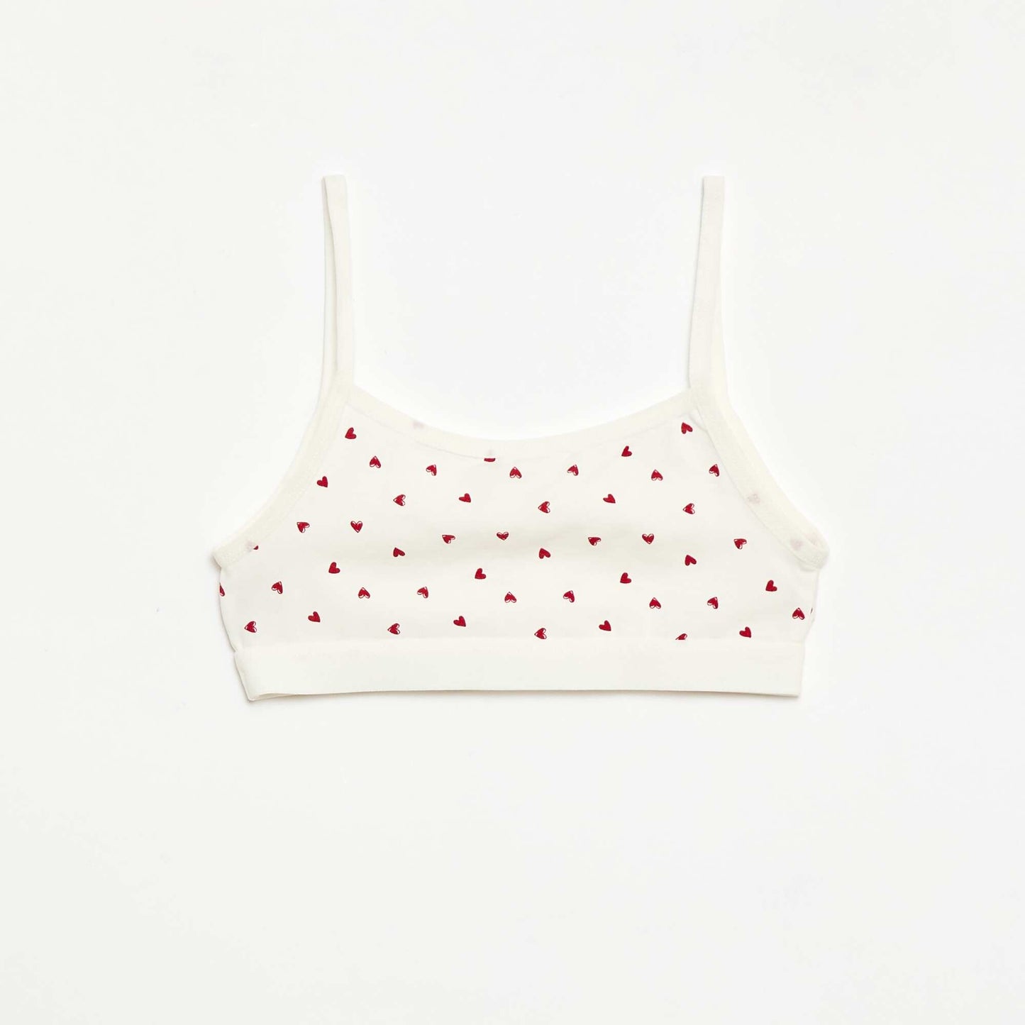 Brassières à fines bretelles en jersey - Lot de 2 BLANC