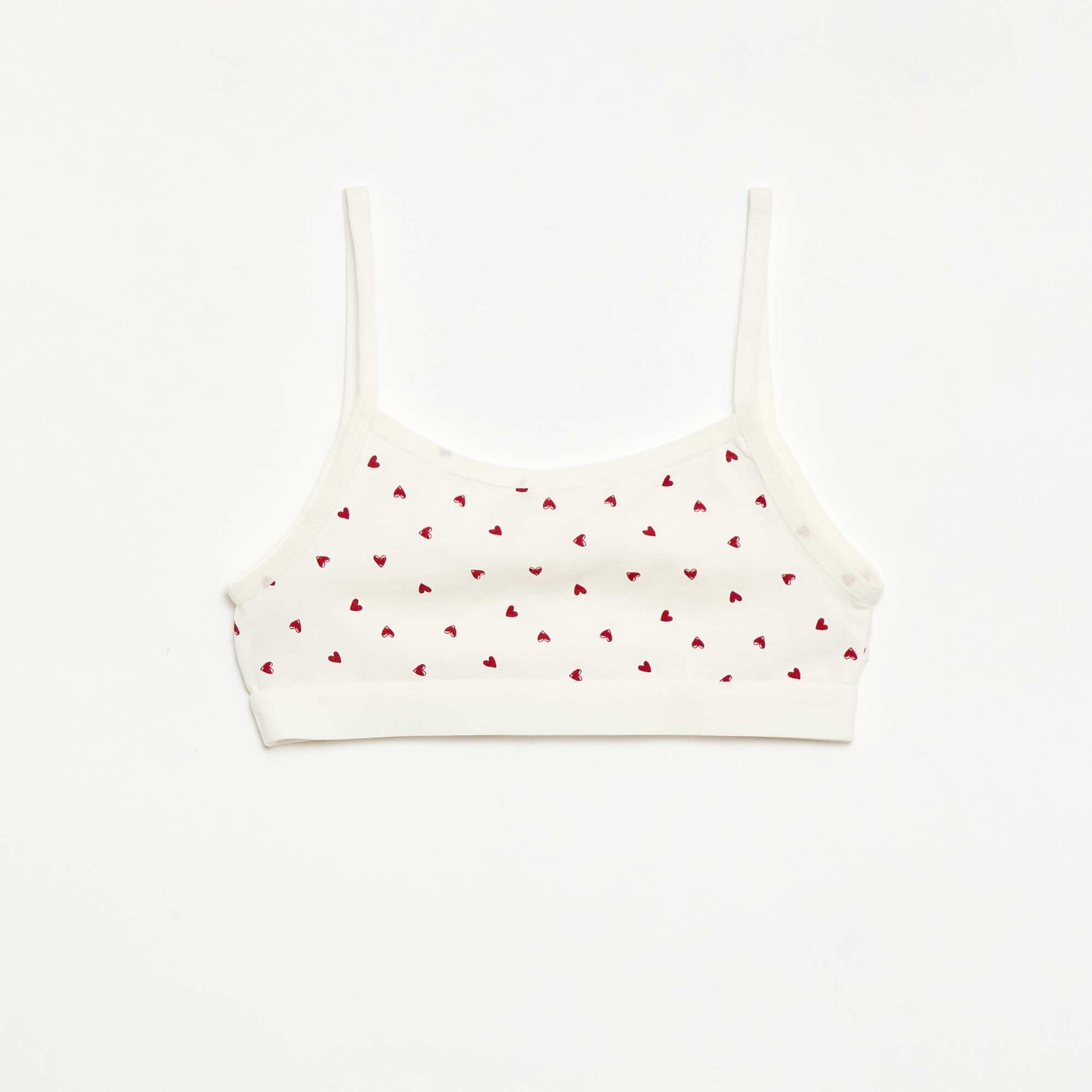 Brassières à fines bretelles en jersey - Lot de 2 BLANC
