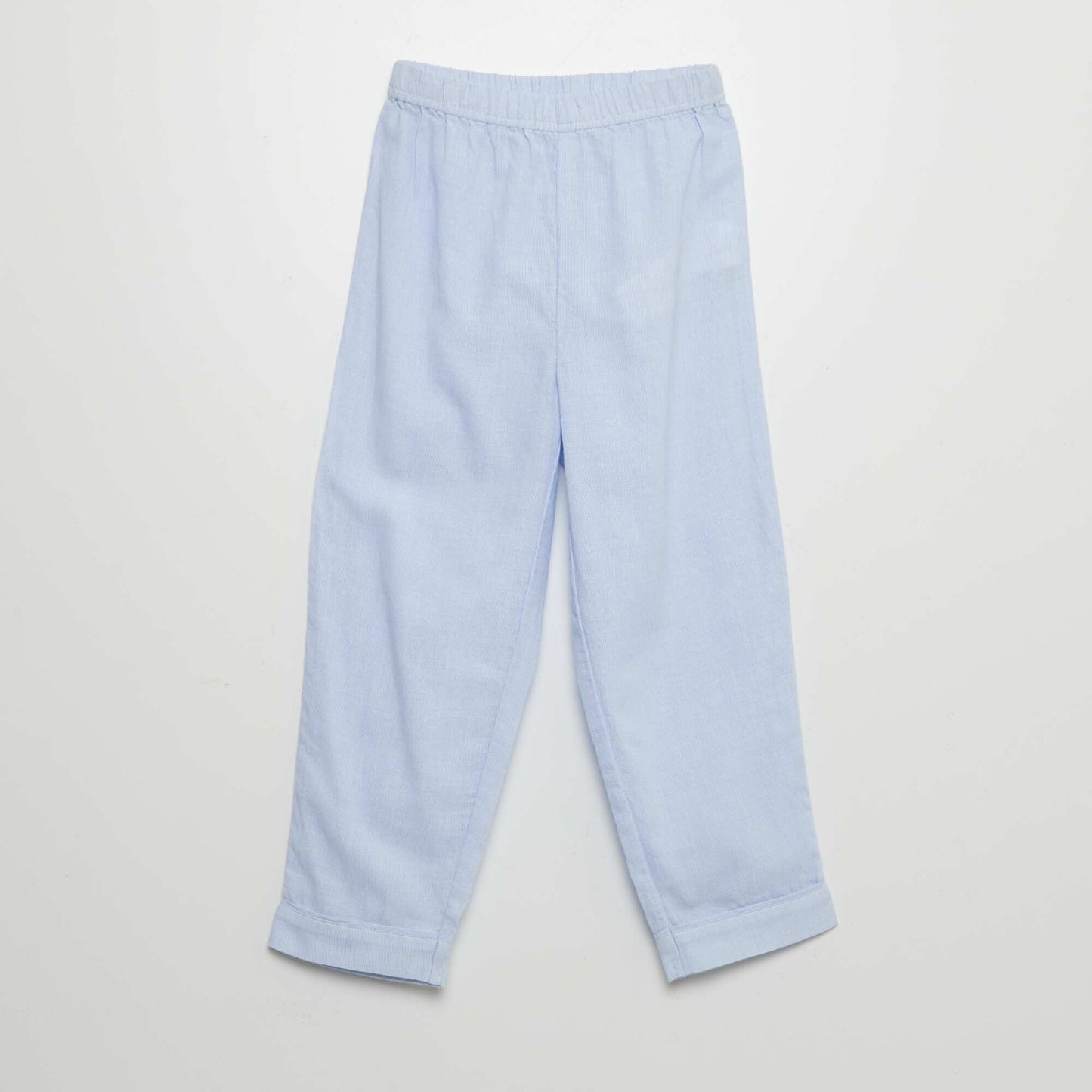 Ensemble pyjama chemise + pantalon - 2 pi ces Bleu