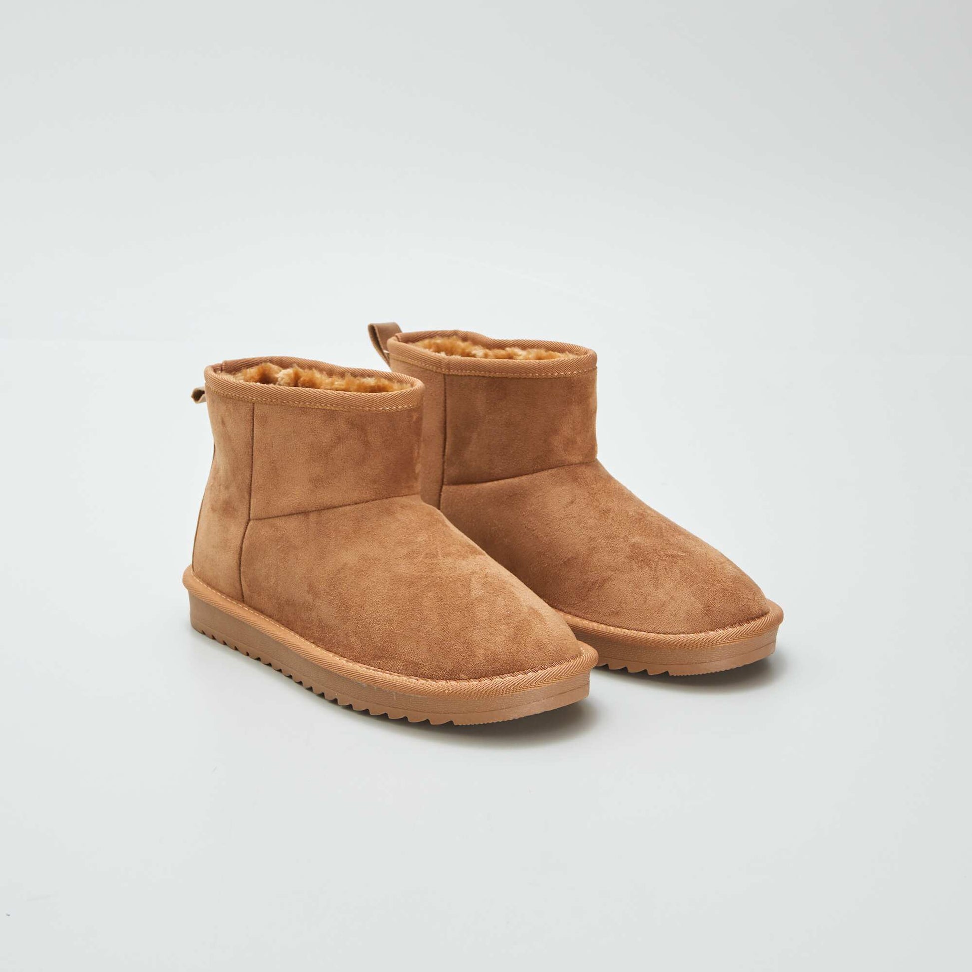 Bottes fourr es Marron