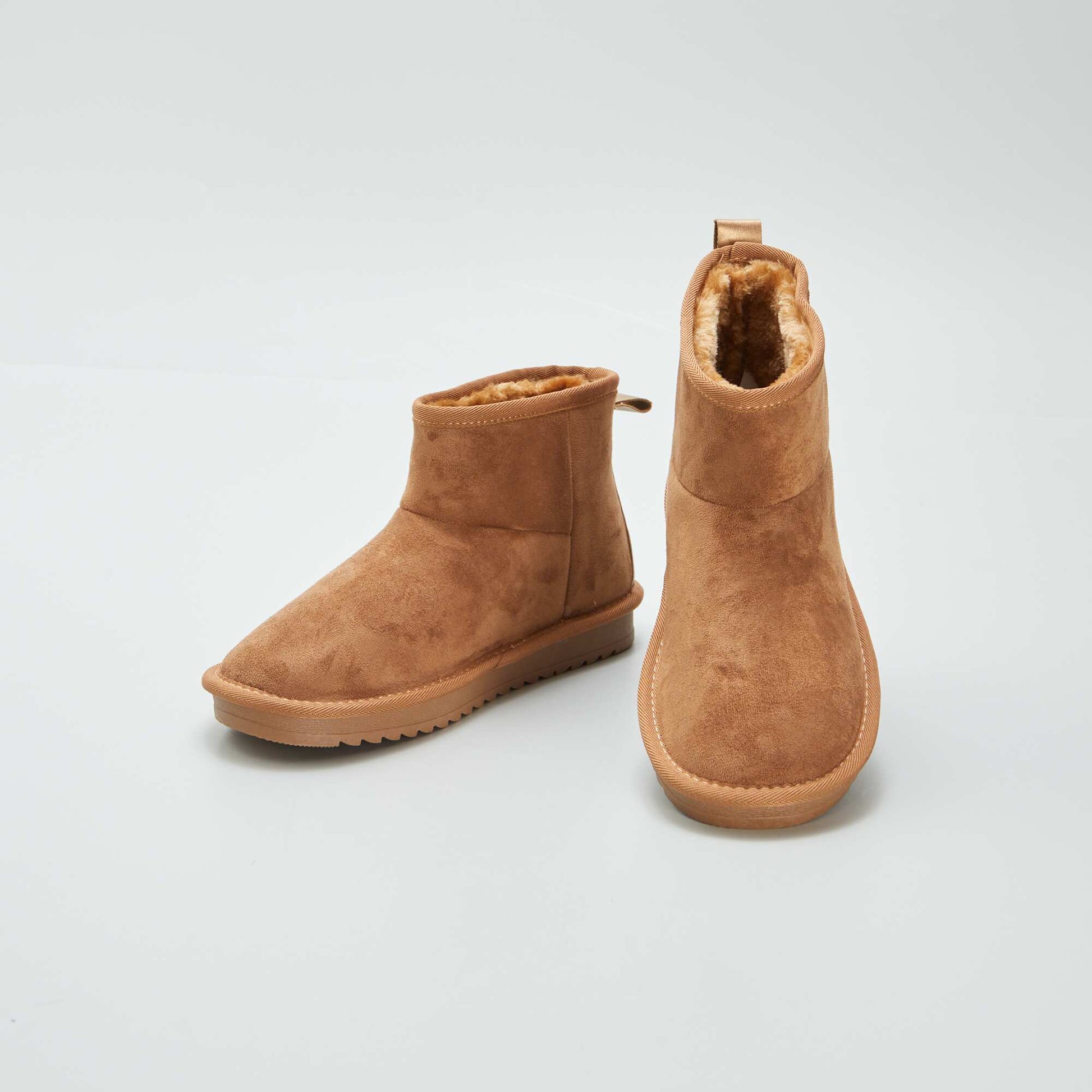 Bottes fourr es Marron
