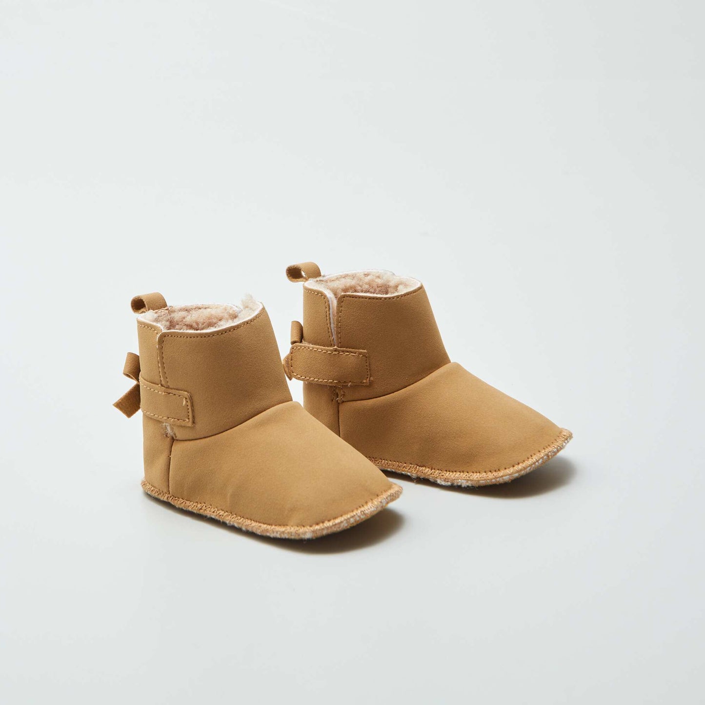 Boots fourr es - premiers pas Camel