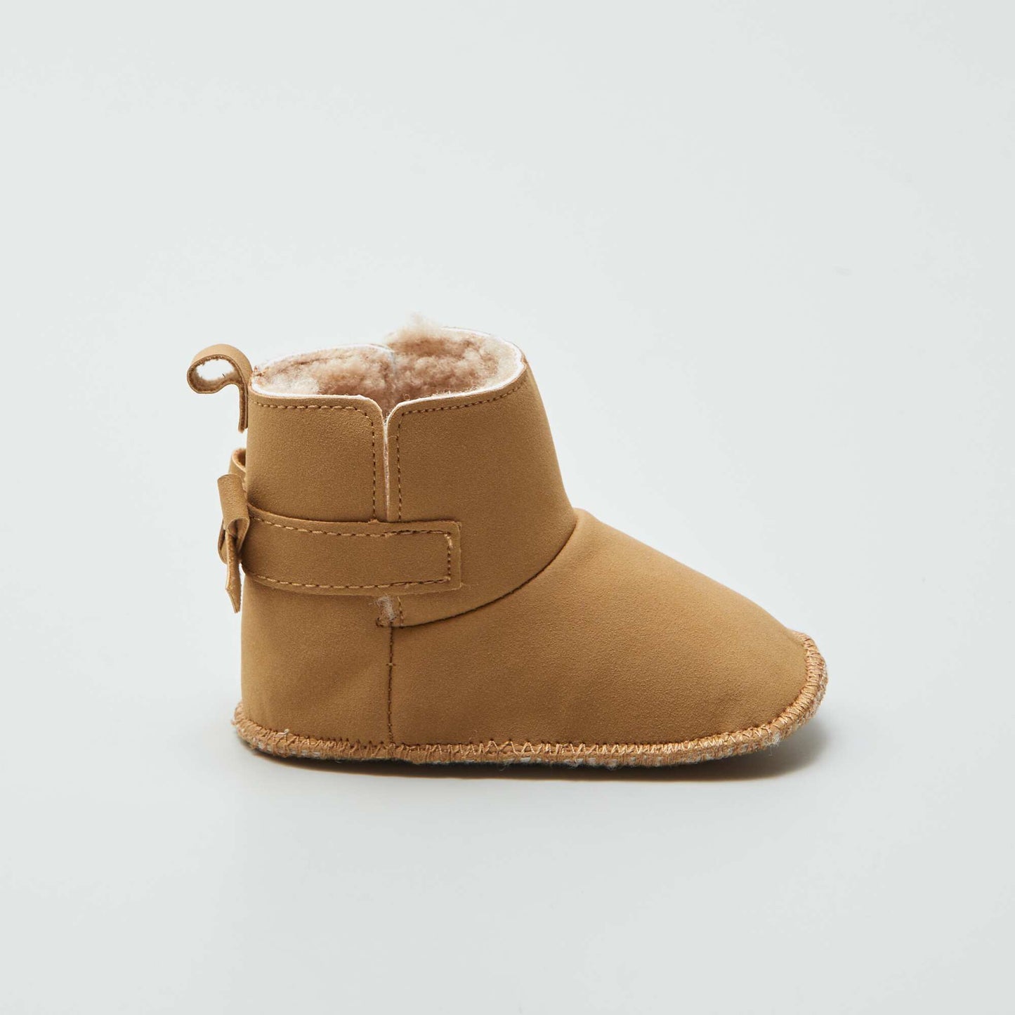 Boots fourr es - premiers pas Camel