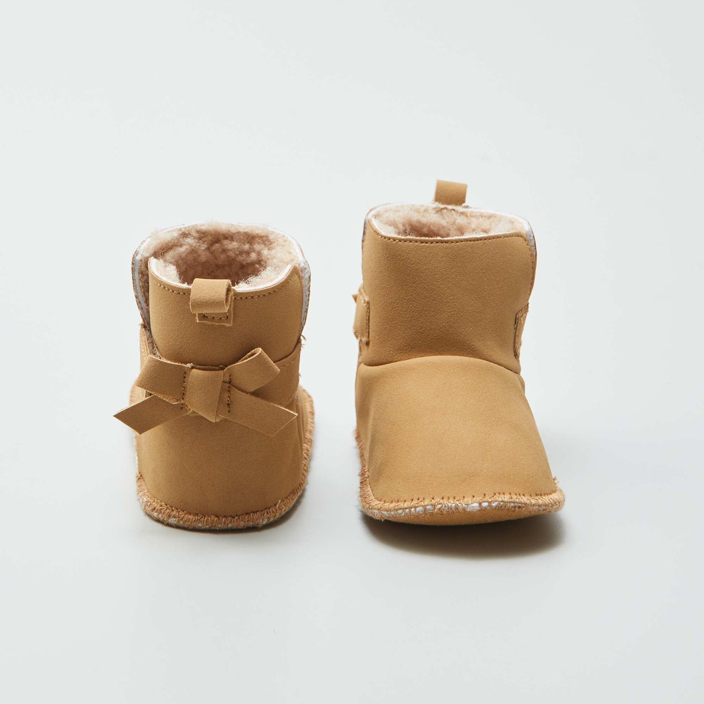 Boots fourr es - premiers pas Camel