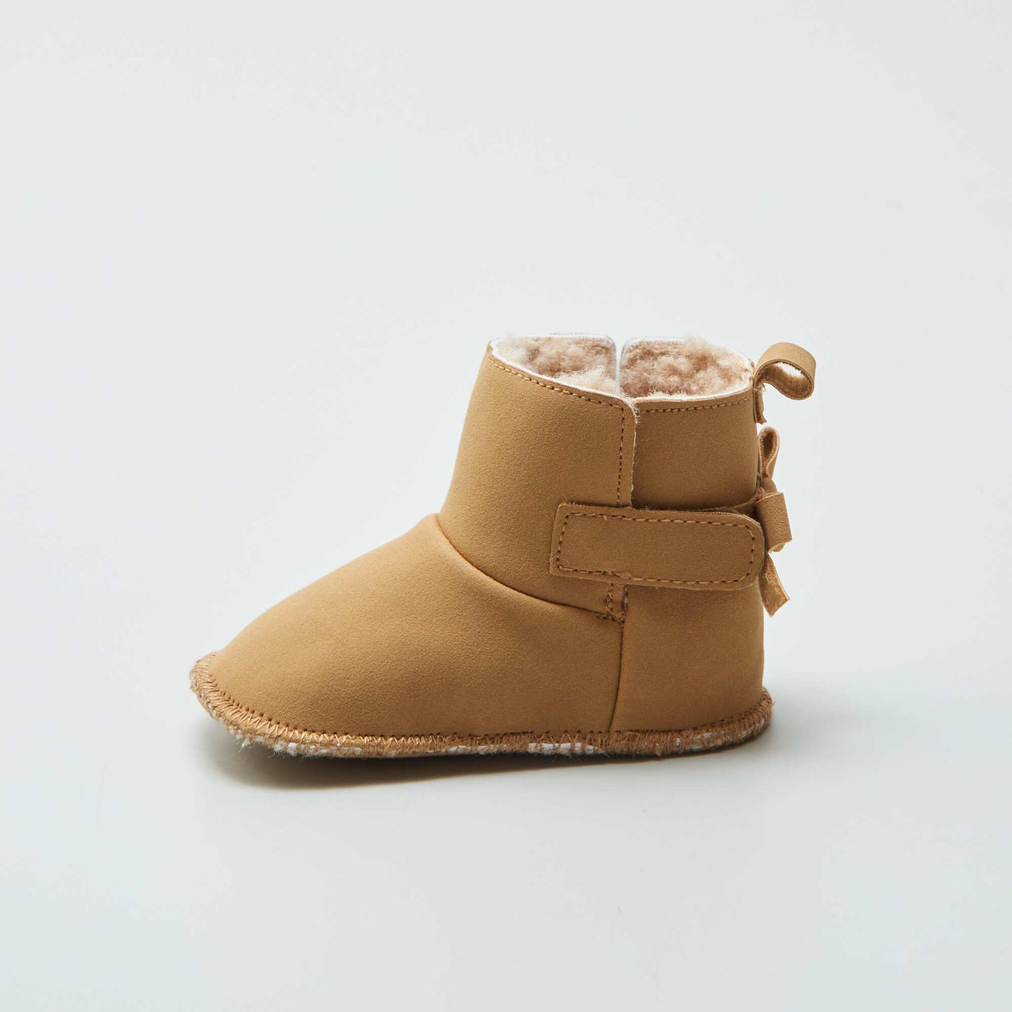 Boots fourr es - premiers pas Camel