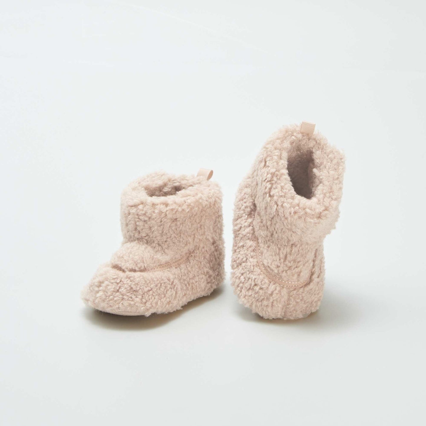 Chaussons boots beige