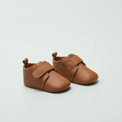 Bottes en simili scratch - premiers pas Marron