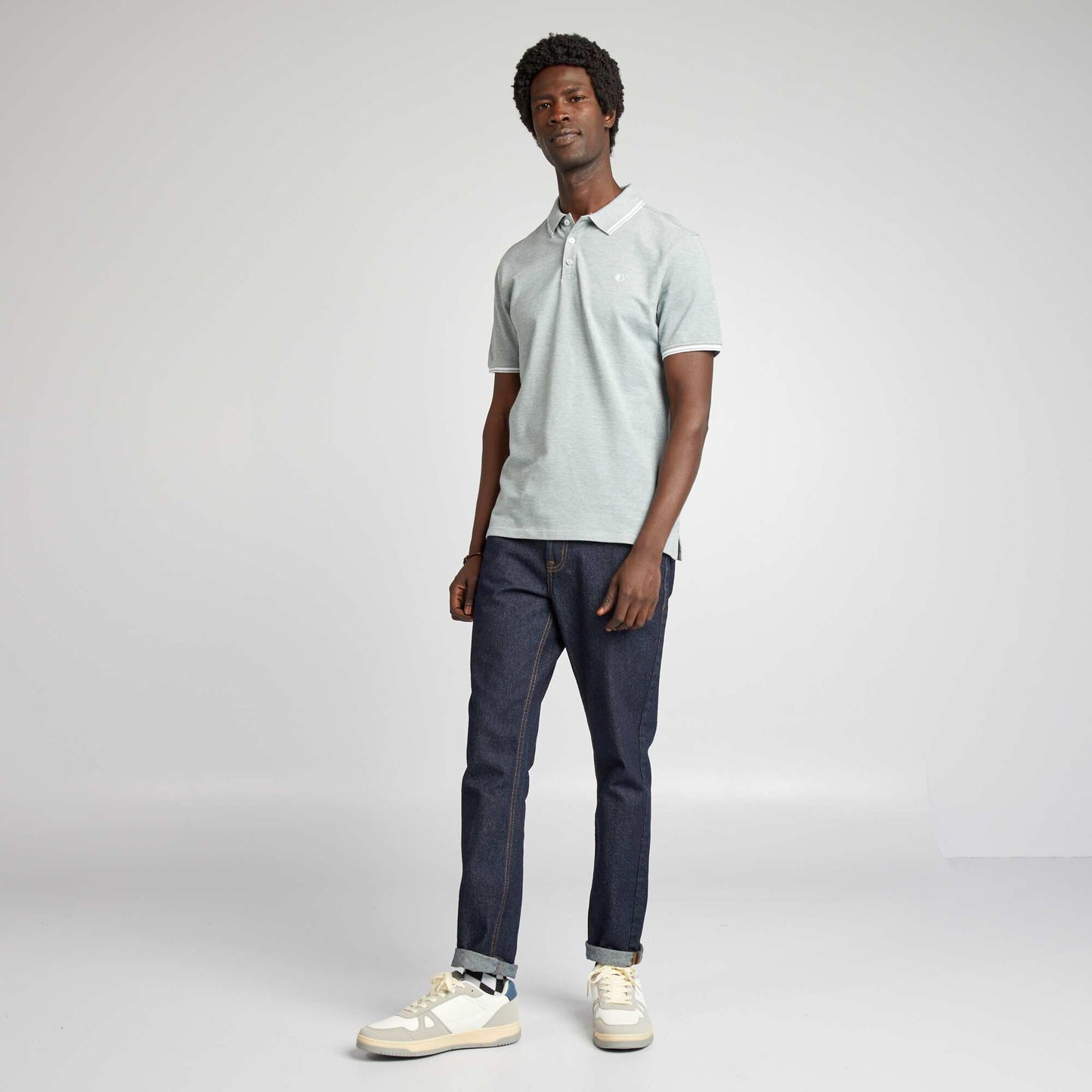 Polo   manches courtes Regular fit Vert