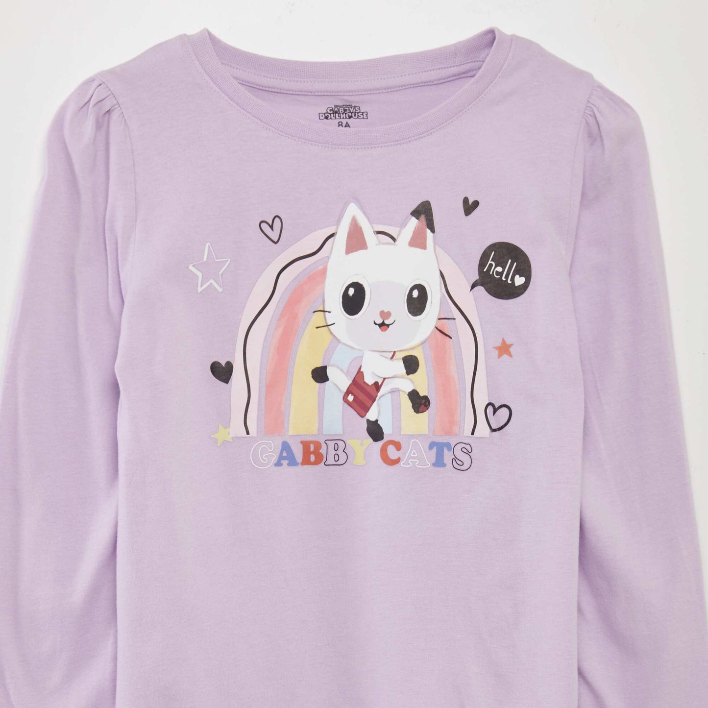 T-shirt col rond 'Gabby et la maison magique' Violet