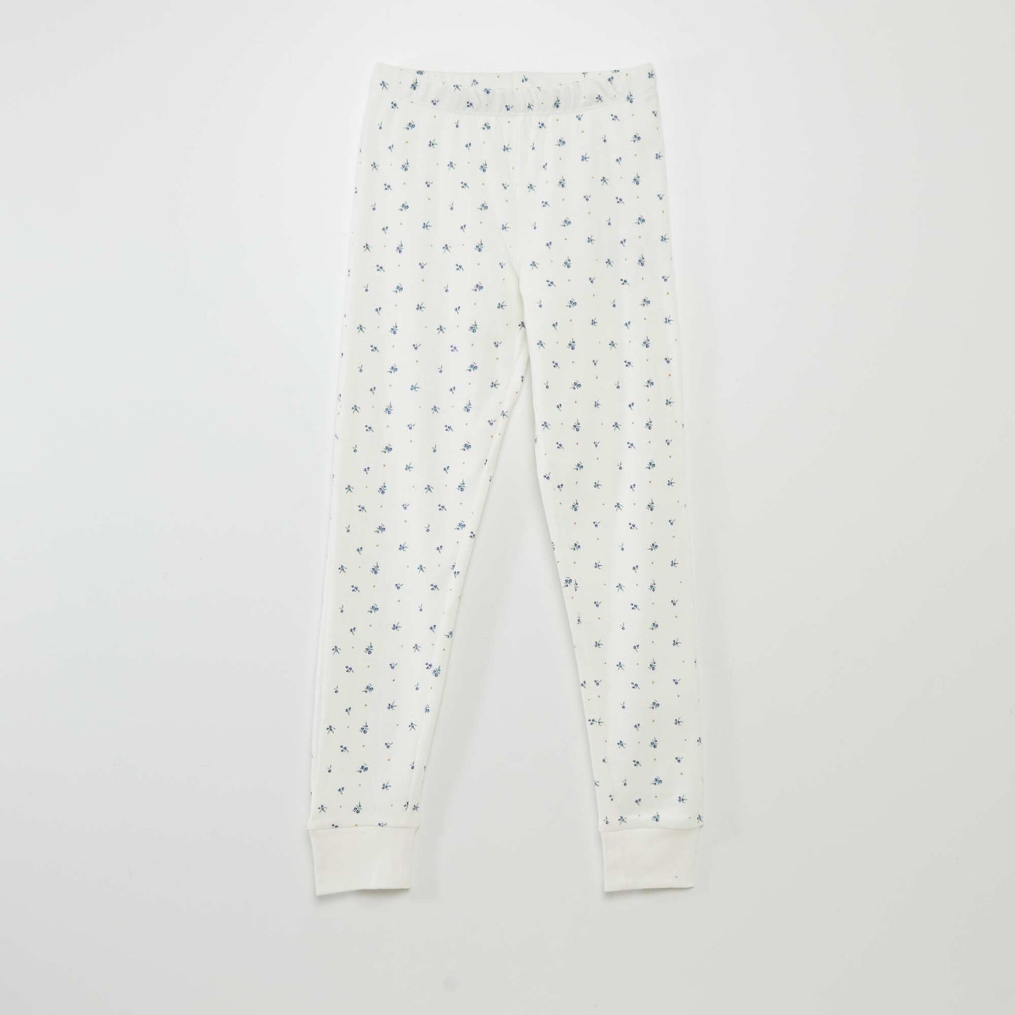 Ensemble pyjama imprim  fantaisie - 2 pi ces Blanc 'fleur'