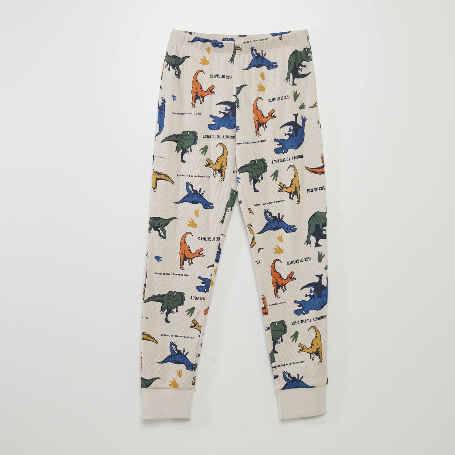 Ensemble pyjama imprimé fantaisie - 2 pièces Beige