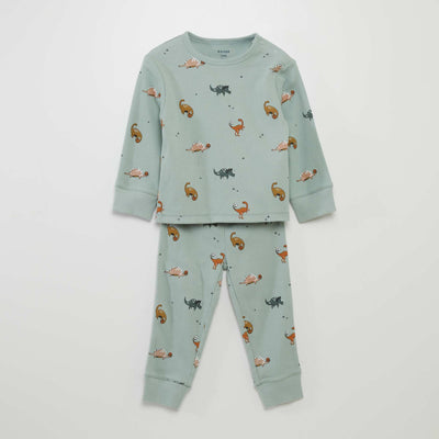 Ensemble pyjama c tel et imprim - 2 pi ces Vert