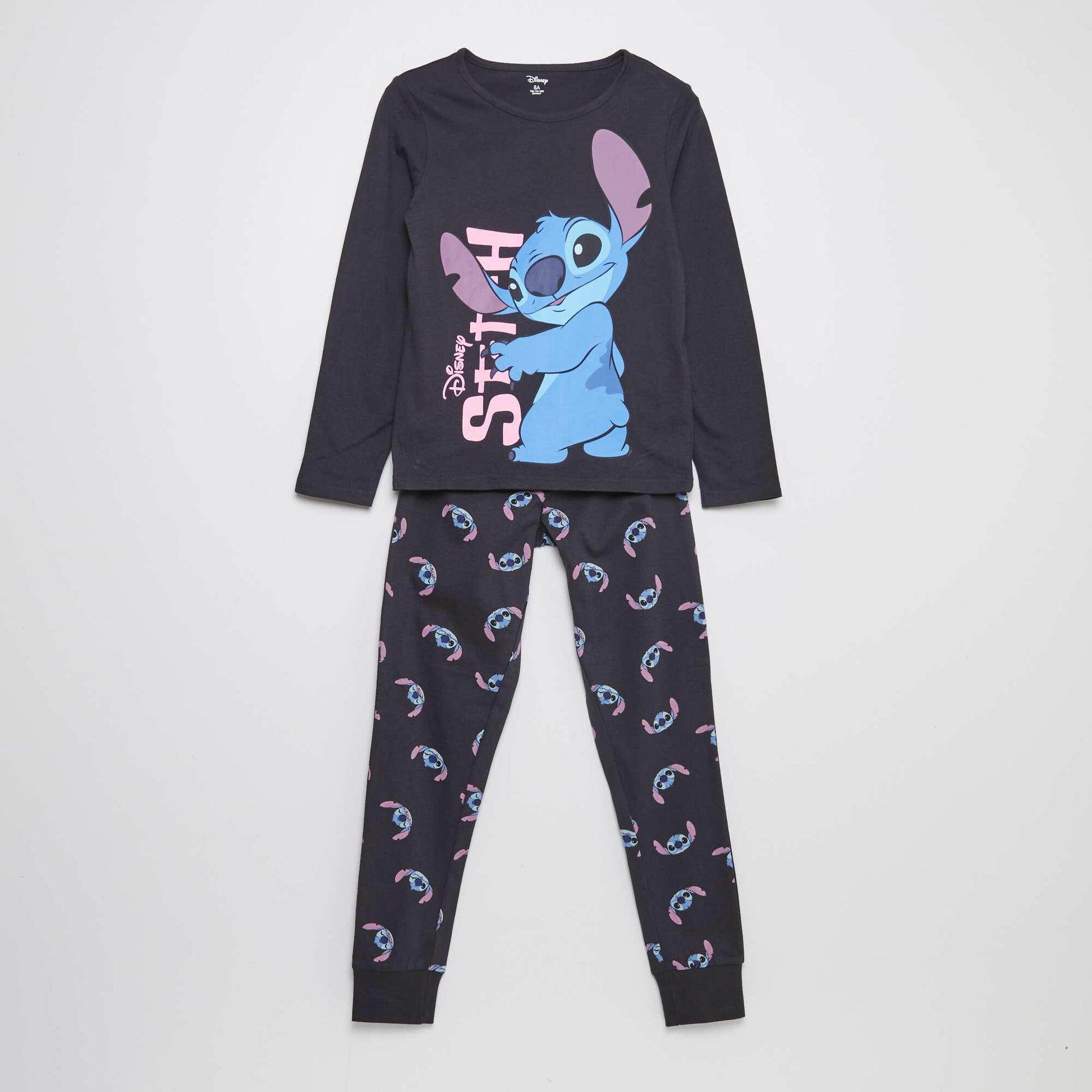Ensemble pyjama 'Lilo & Stitch' - 2 pi ces Gris