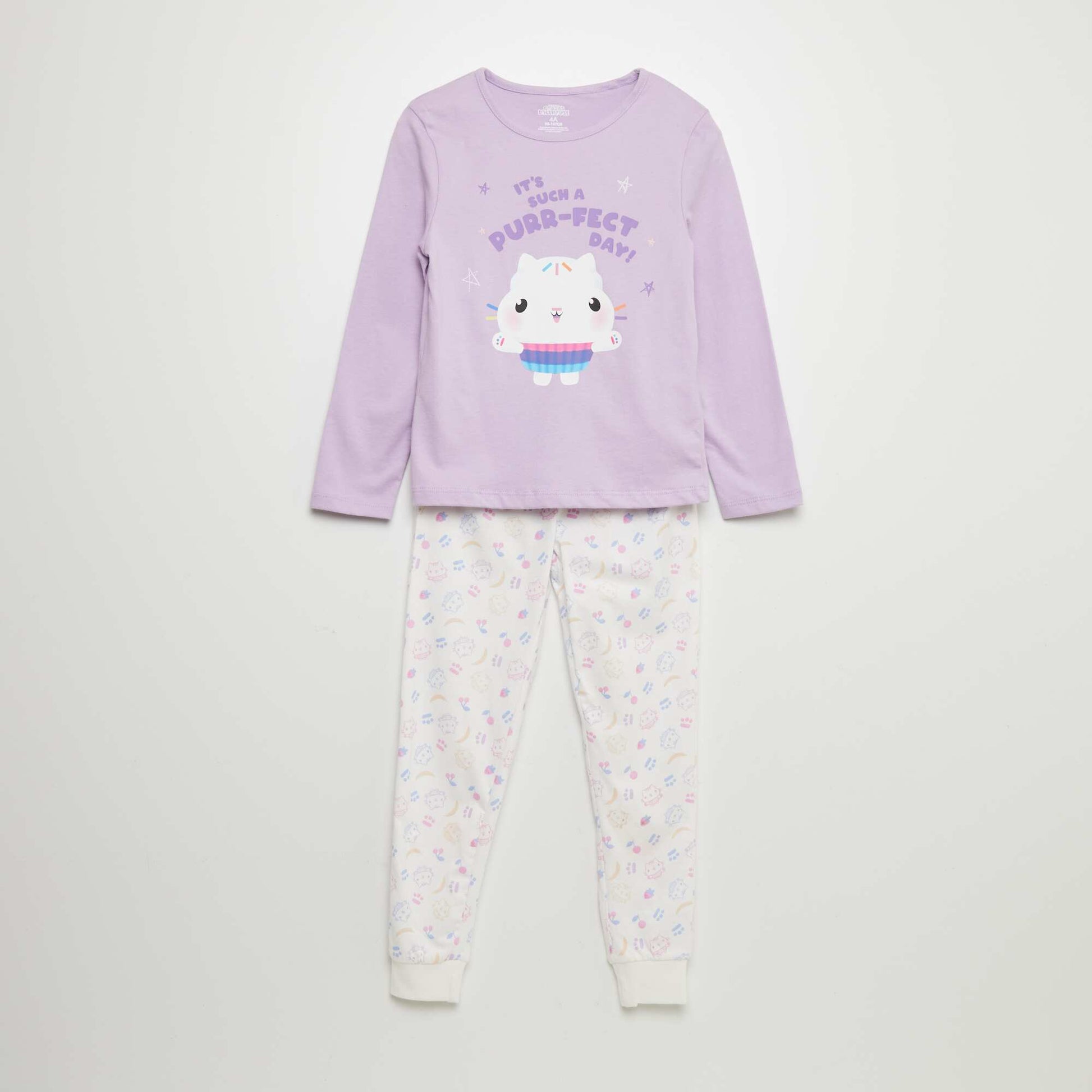 Ensemble pyjama imprim 'Gabby et la maison magique' - 2 pi ces Violet