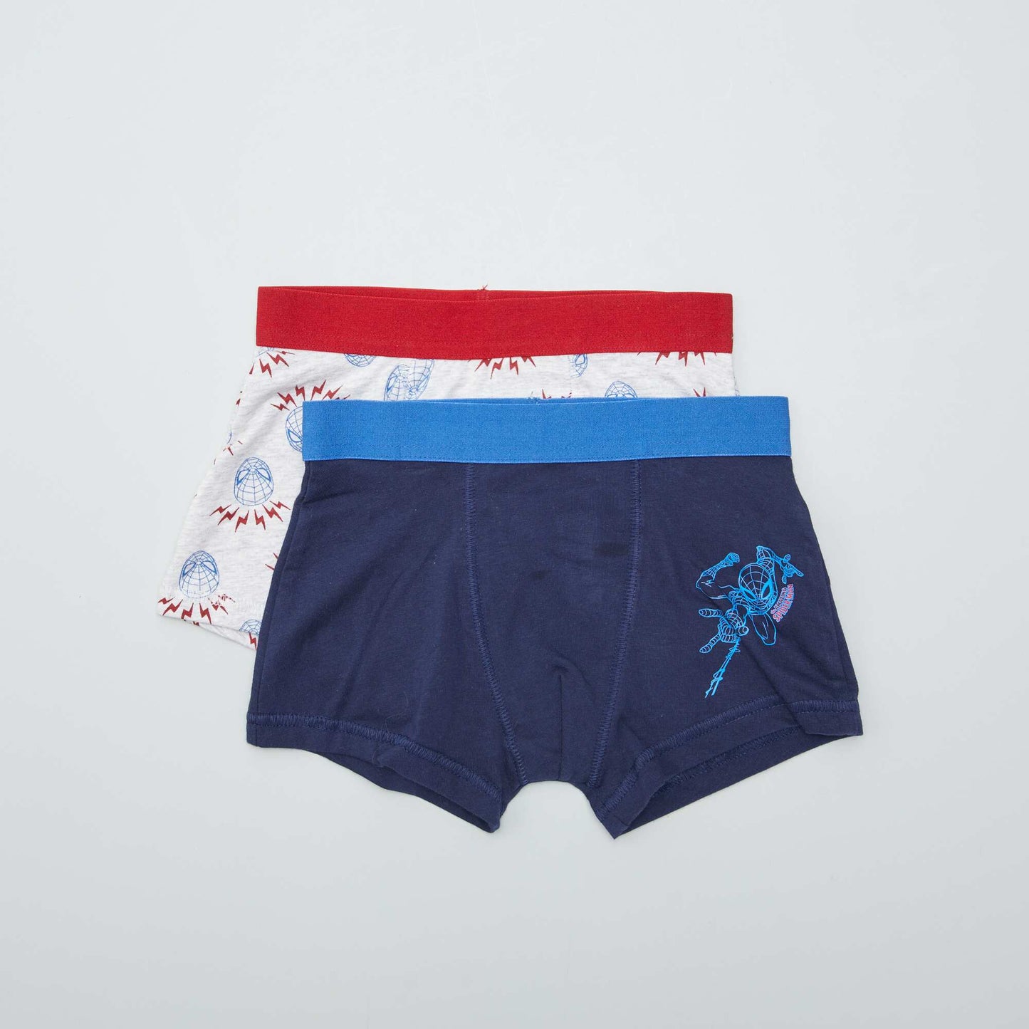 Lot de 2 boxers 'Spiderman' Gris/noir