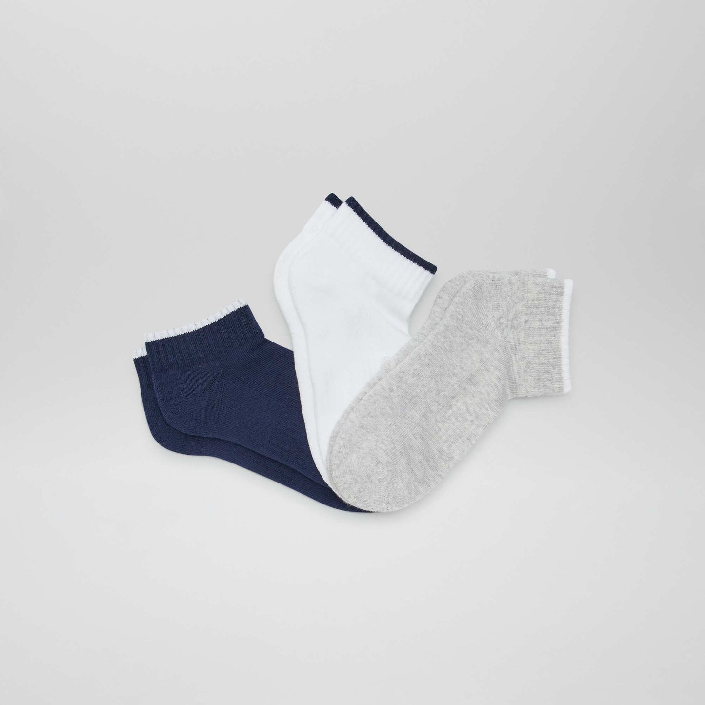 Chaussettes courtes de sport Bleu