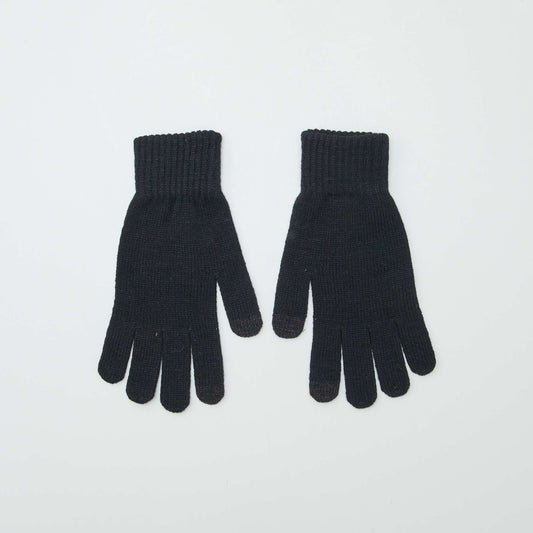 Gants tactiles Noir