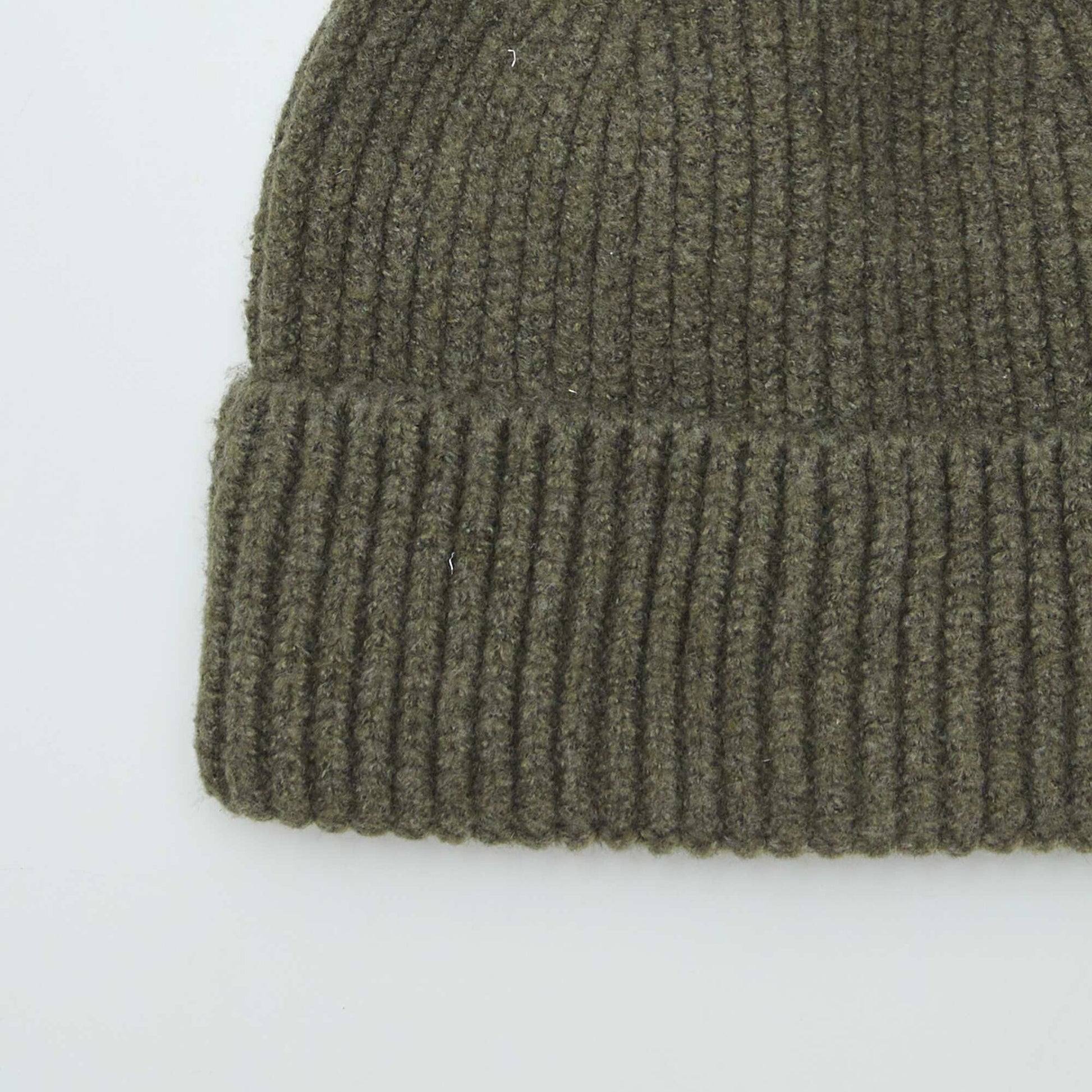 Bonnet c tel avec pompon Kaki
