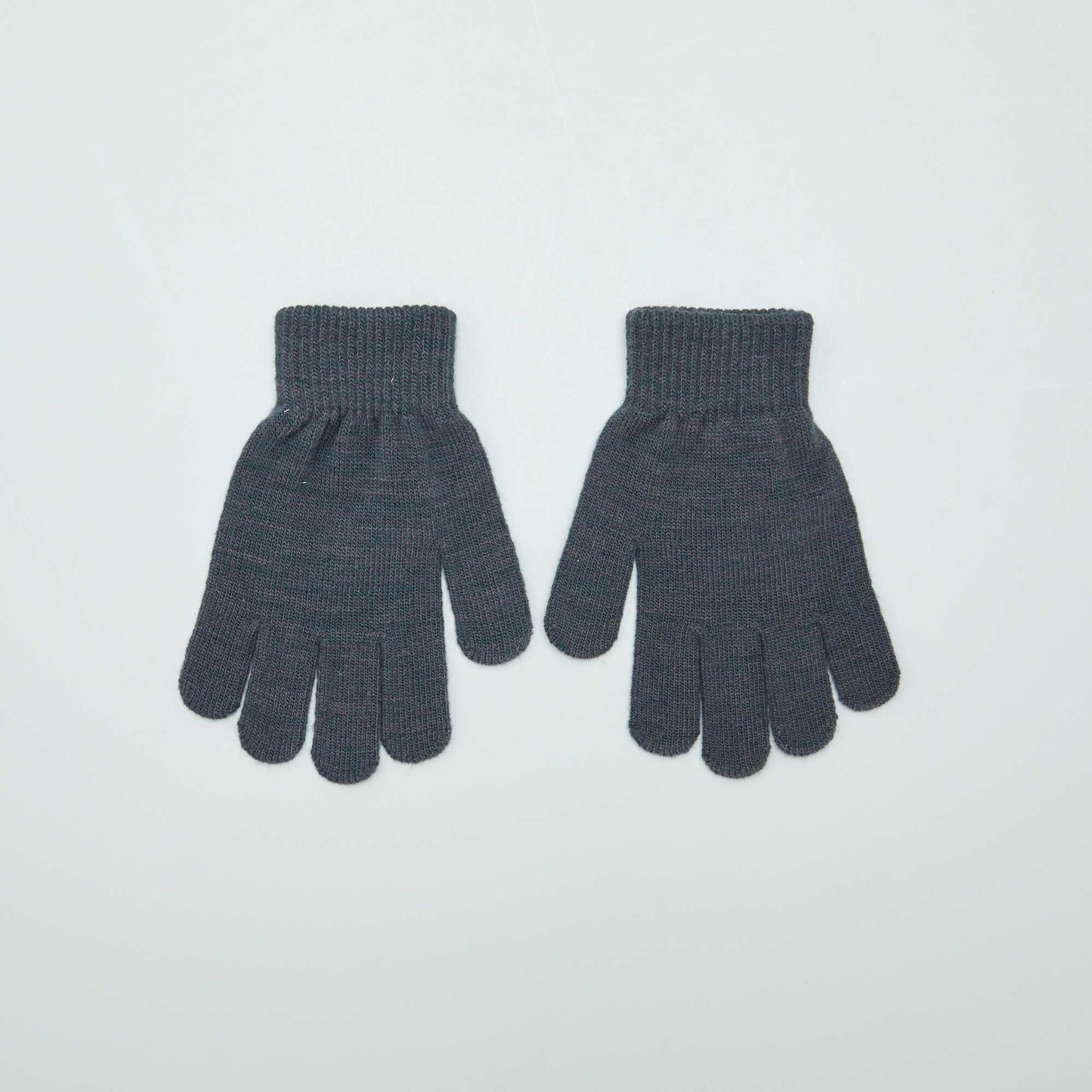 Lot de 2 paires de gants Gris