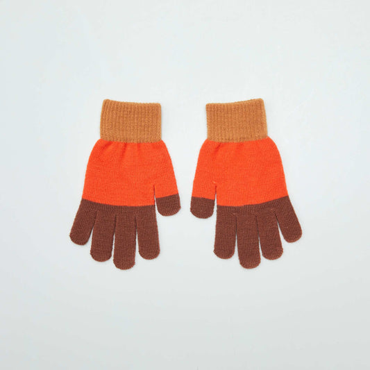 Paire de gants Marron