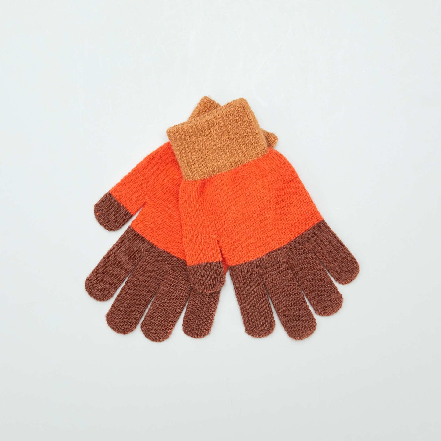 Paire de gants Marron