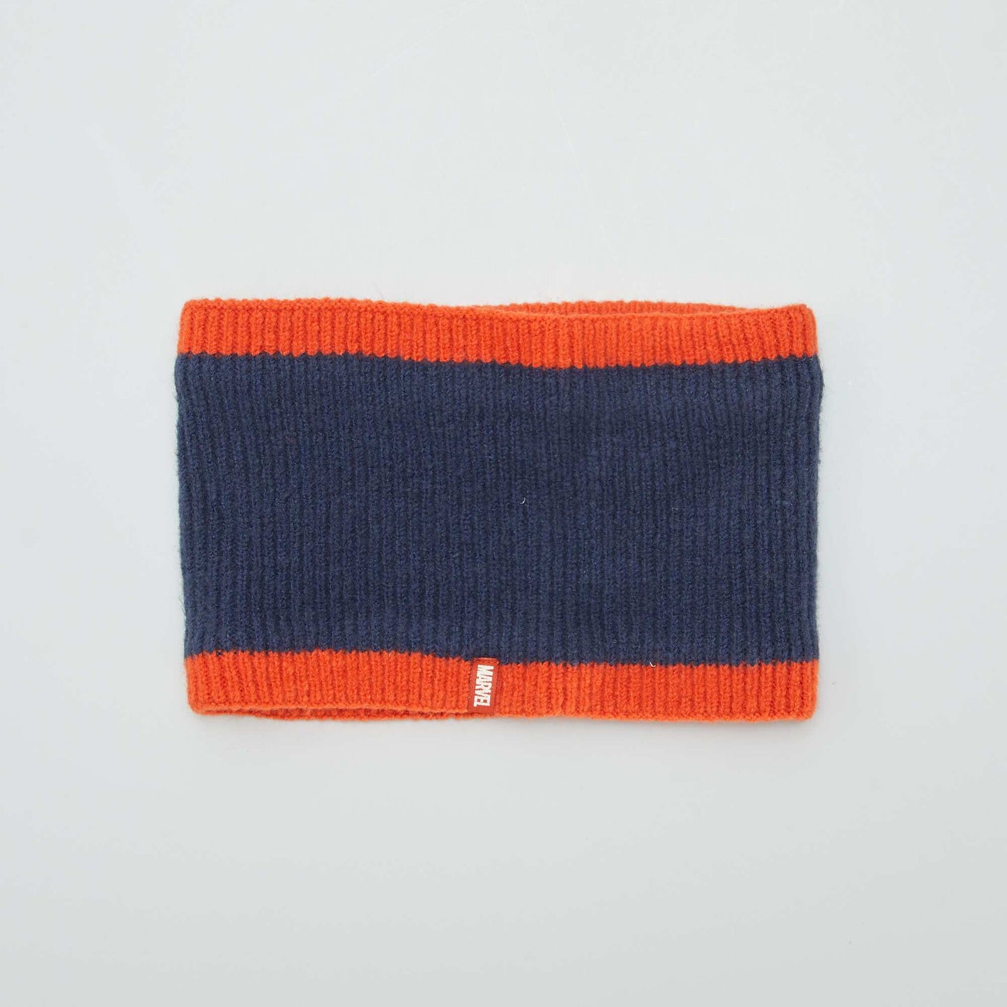 Bonnet + snood 'Spiderman' Bleu