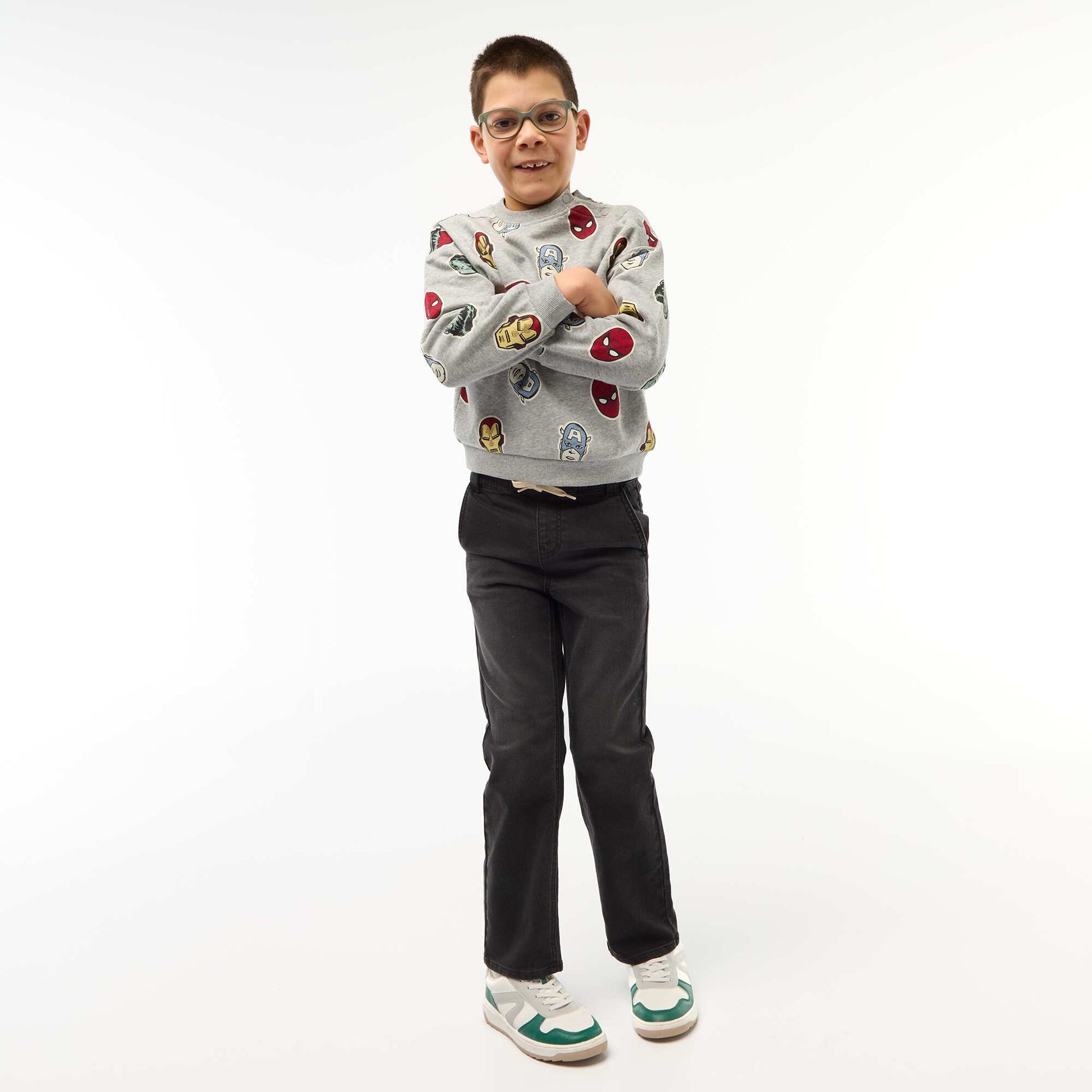 Pantalon denim - So Easy GRIS