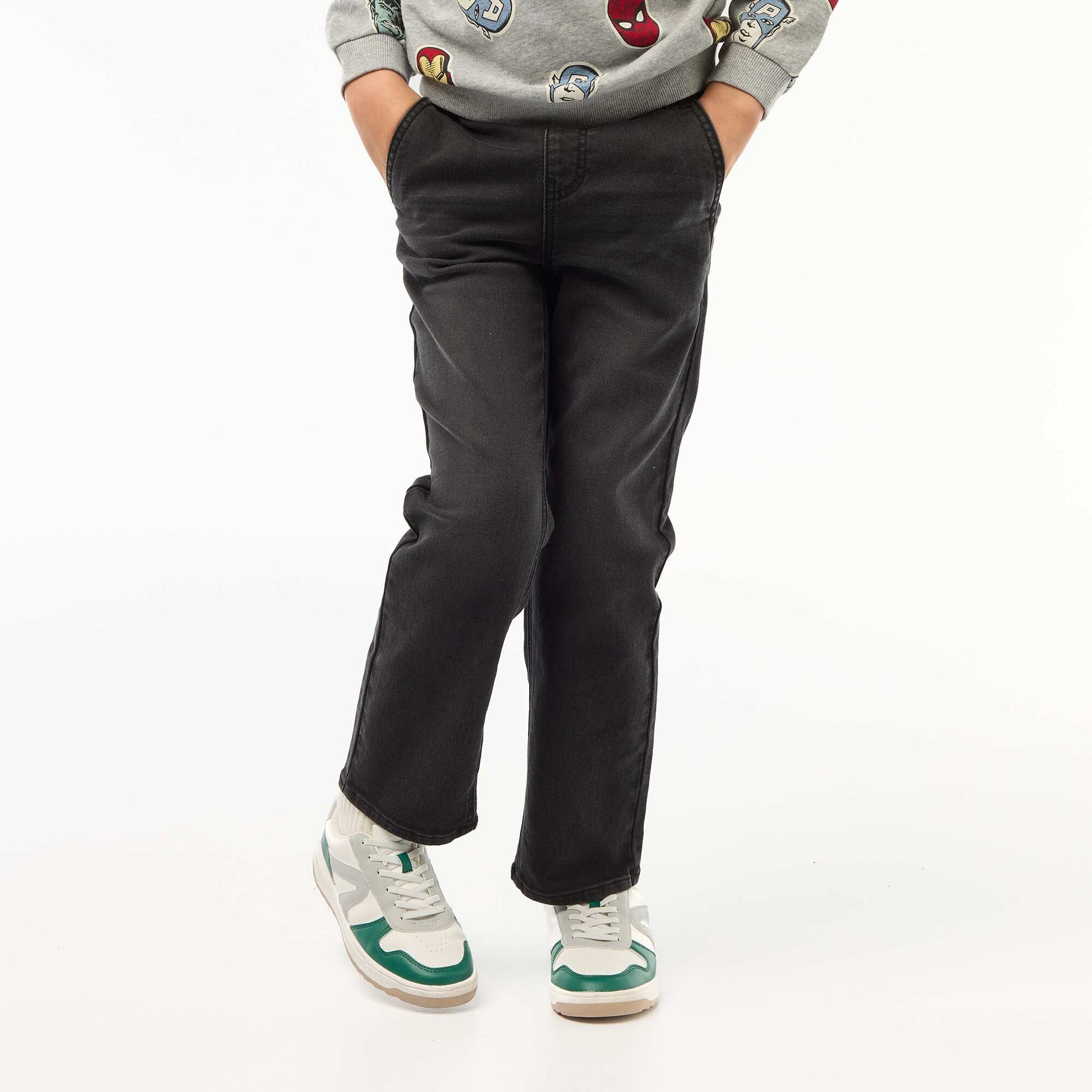 Pantalon denim - So Easy GRIS