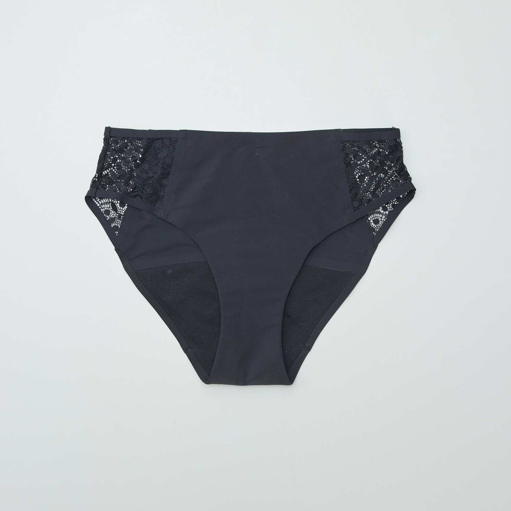 Lot de 2 culottes menstruelles flux léger ROUGE/NOIR
