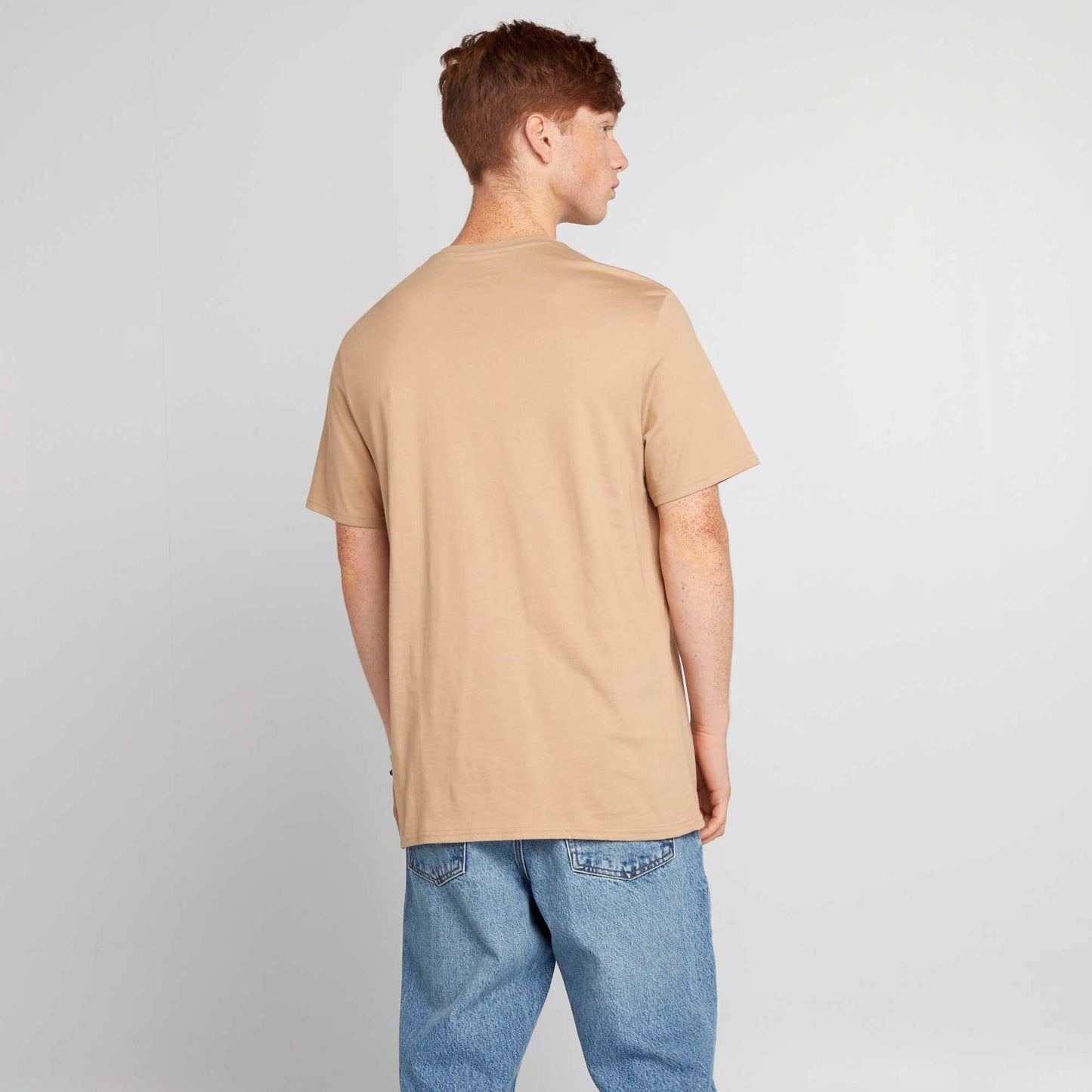 T-shirt imprim  Beige