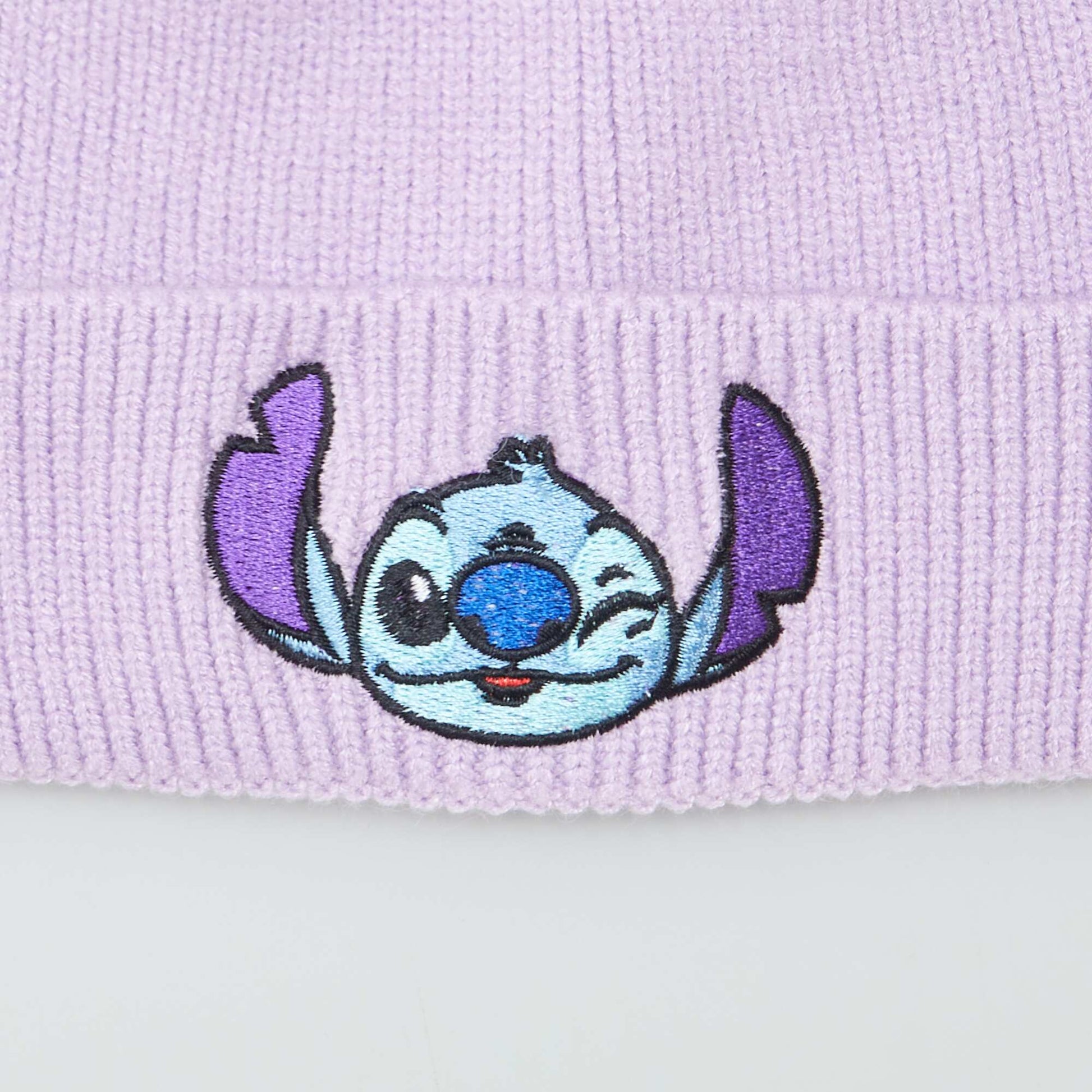 Ensemble c tel bonnet + charpe 'Stitch' 'Disney' - 2 pi ces Violet