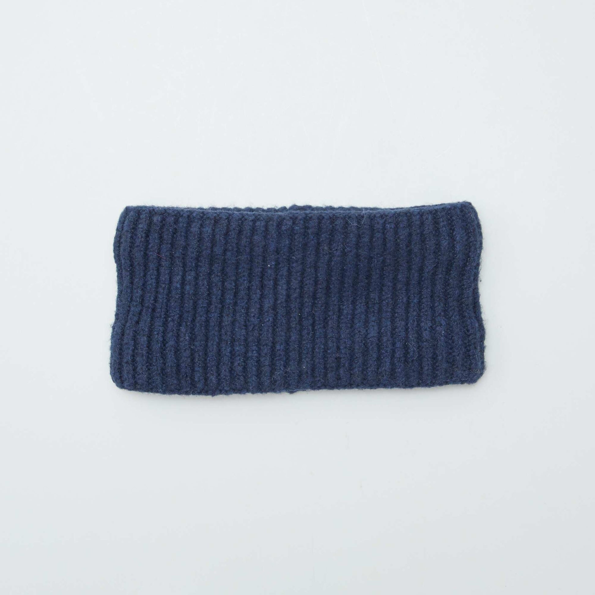 Ensemble bonnet + snood double polaire Bleu