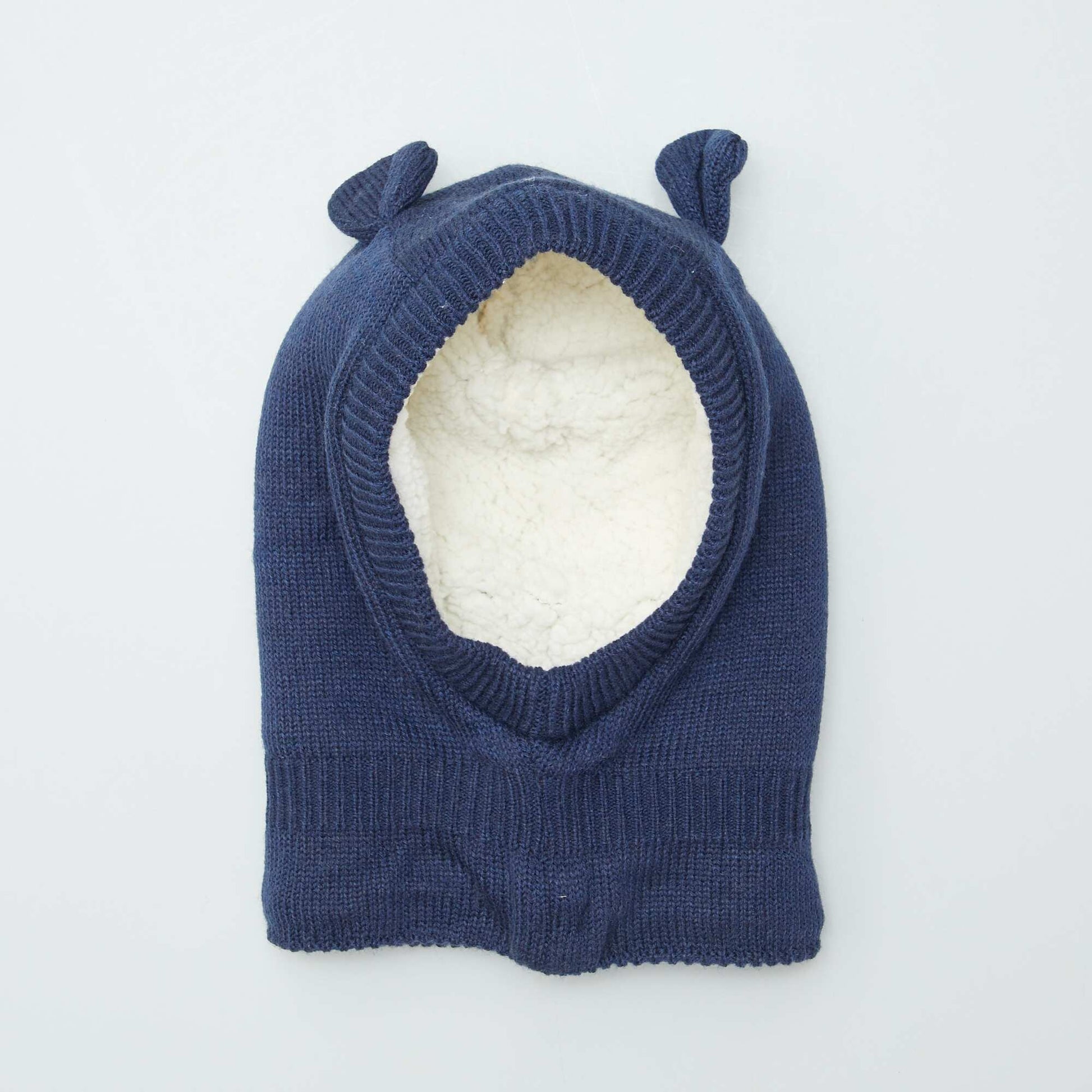 Cagoule int rieur sherpa avec oreilles Bleu marine
