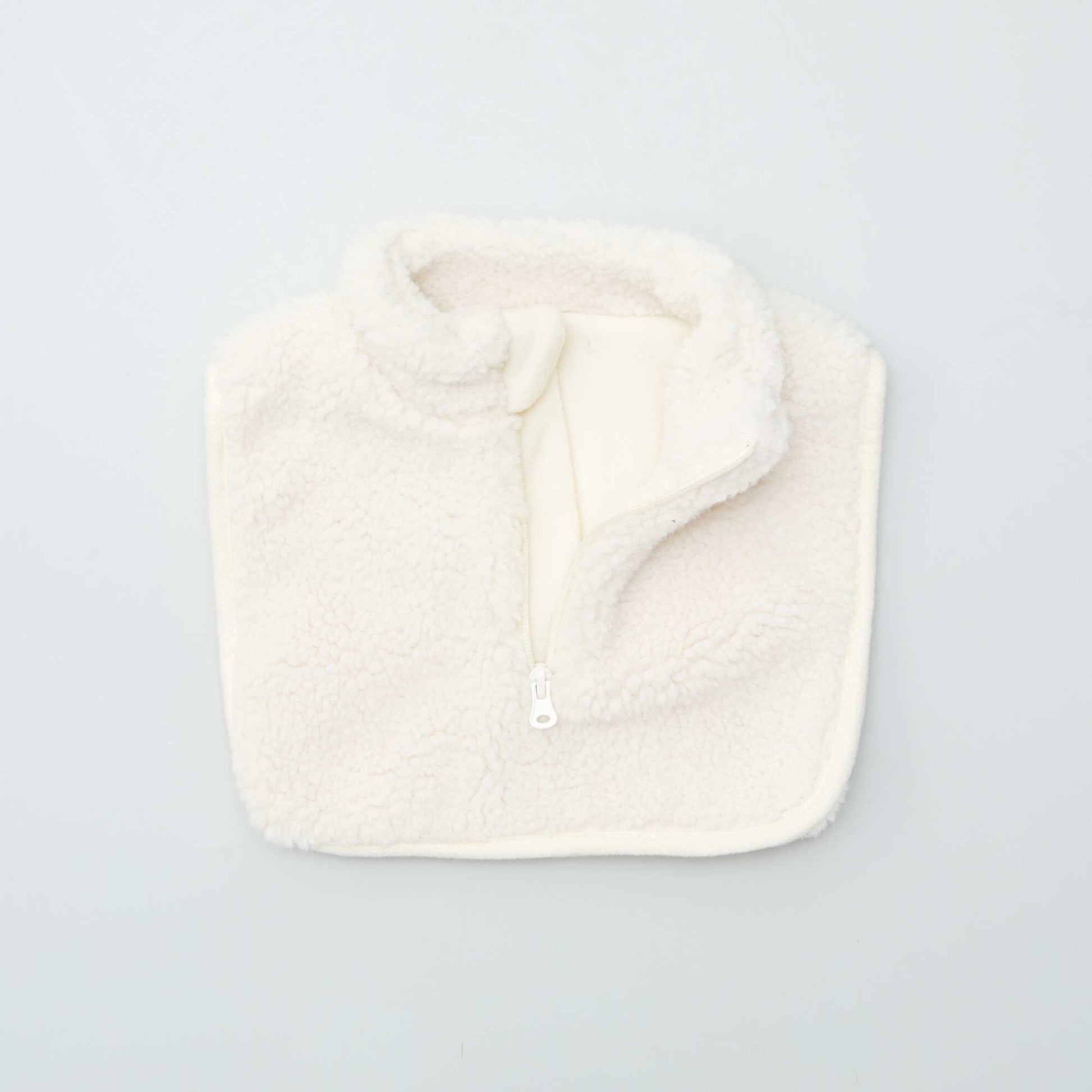 Snood en sherpa doubl polaire beige