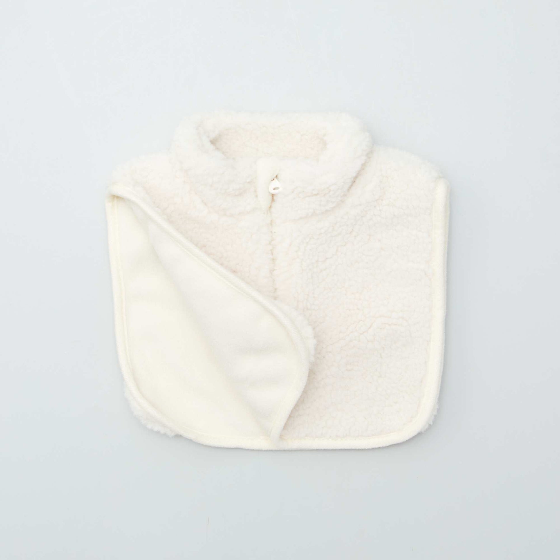 Snood en sherpa doubl polaire beige