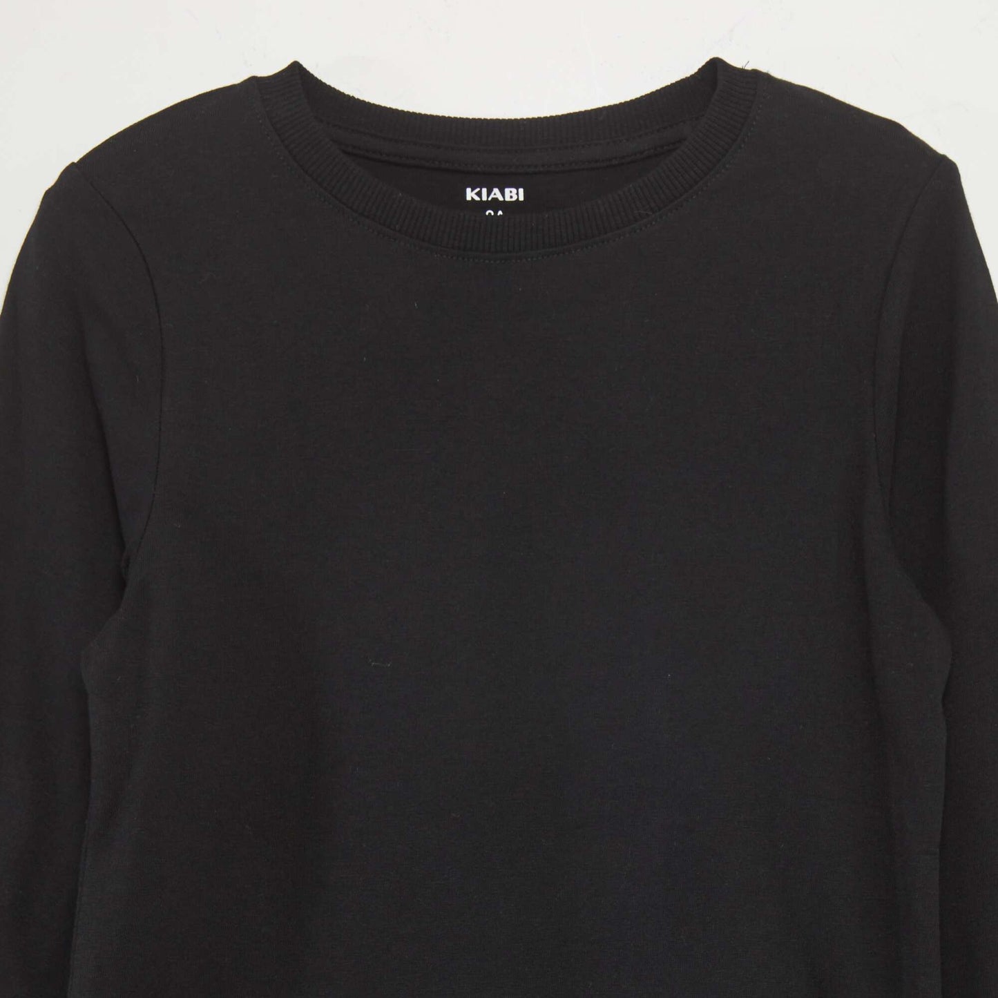 T-shirt basique manches longues noir