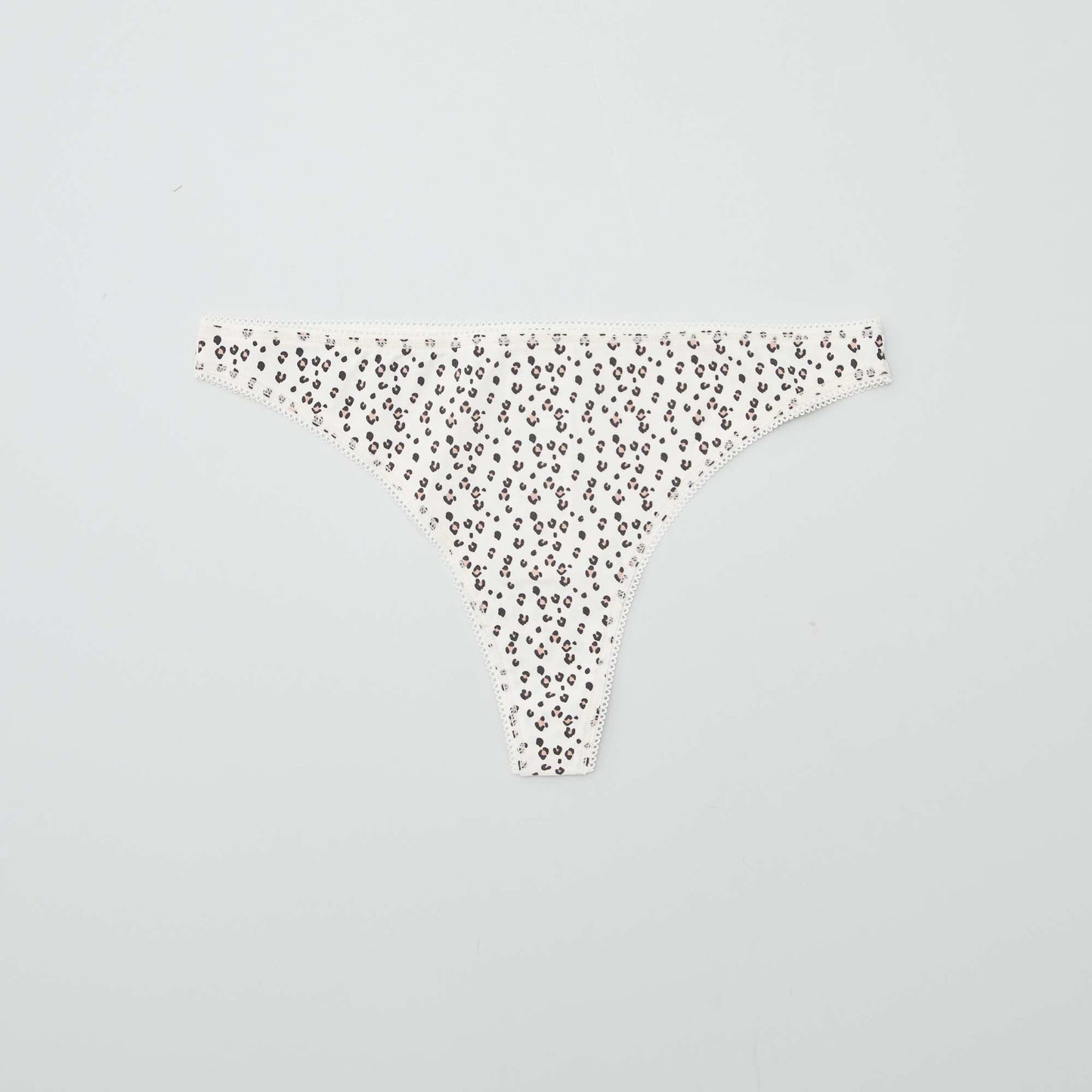 Lot de 3 tangas en coton KAKI