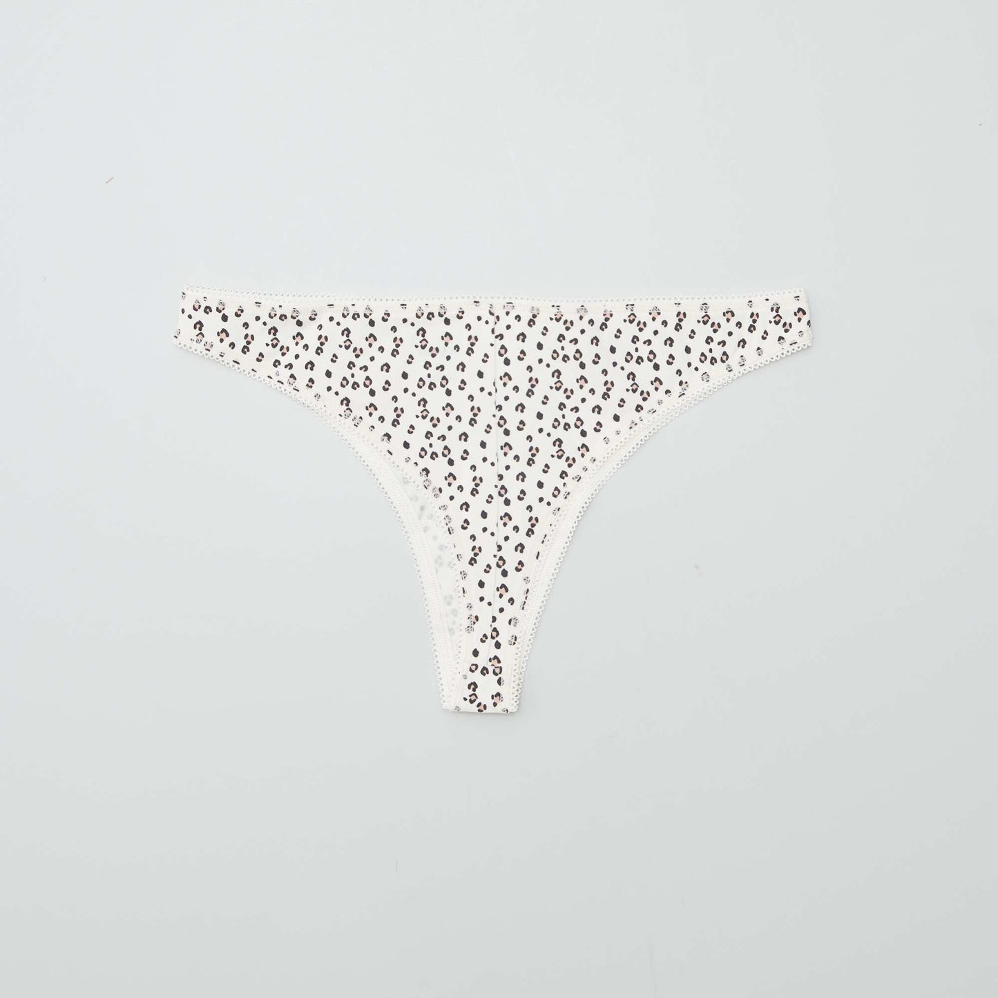 Lot de 3 tangas en coton KAKI