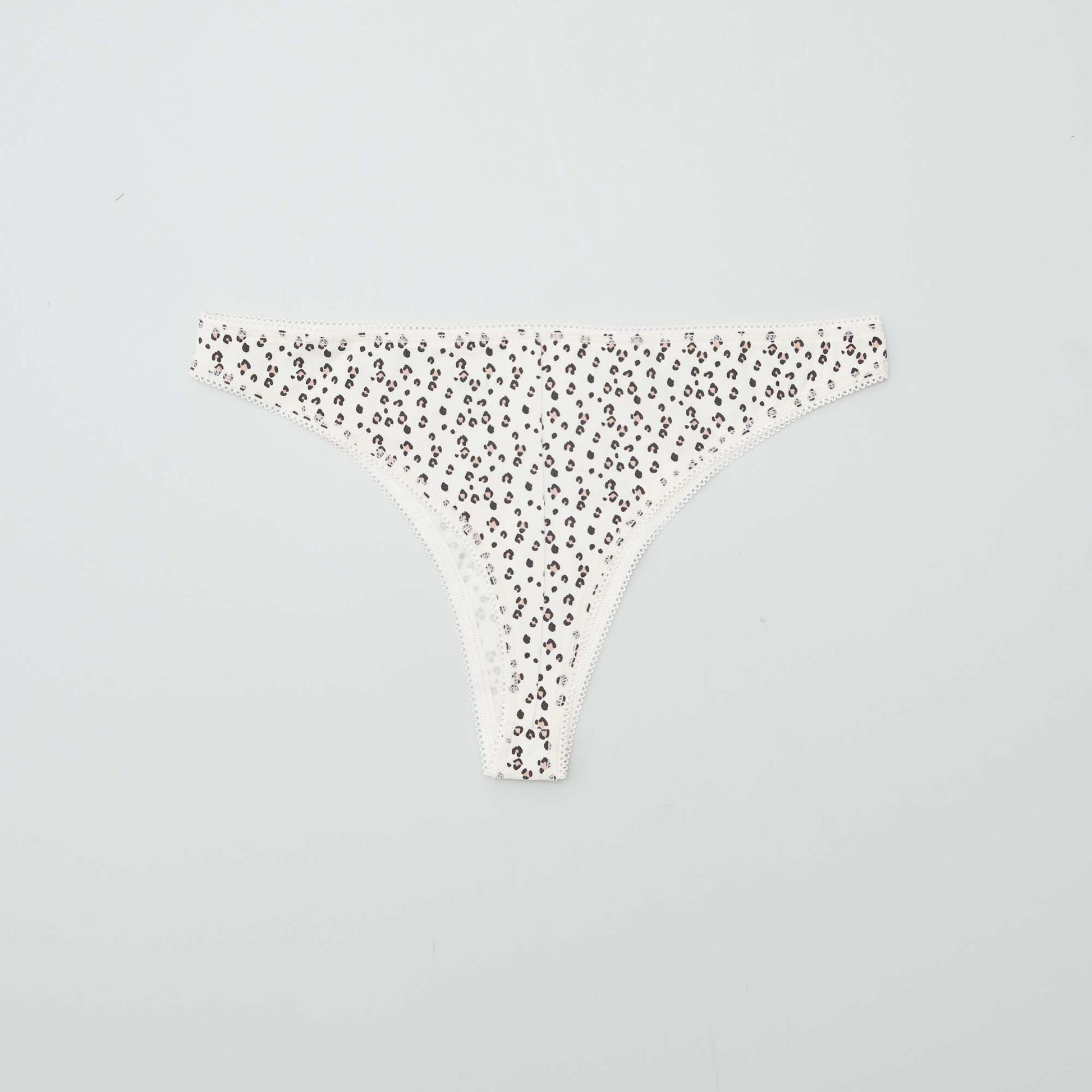 Lot de 3 tangas en coton KAKI