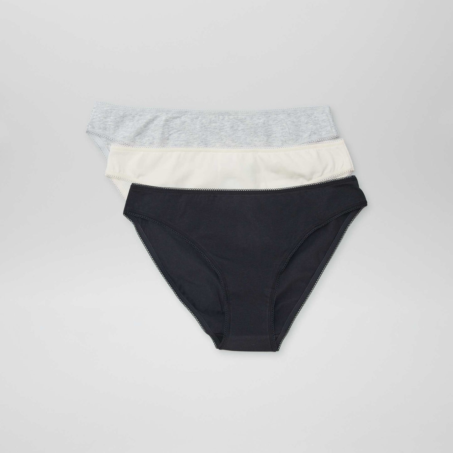 Lot de3 culottes en coton BEIGE