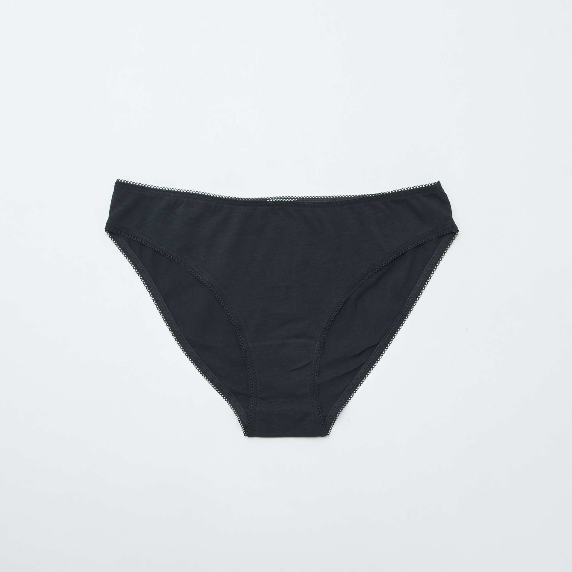 Lot de 3 culottes en coton NOIR
