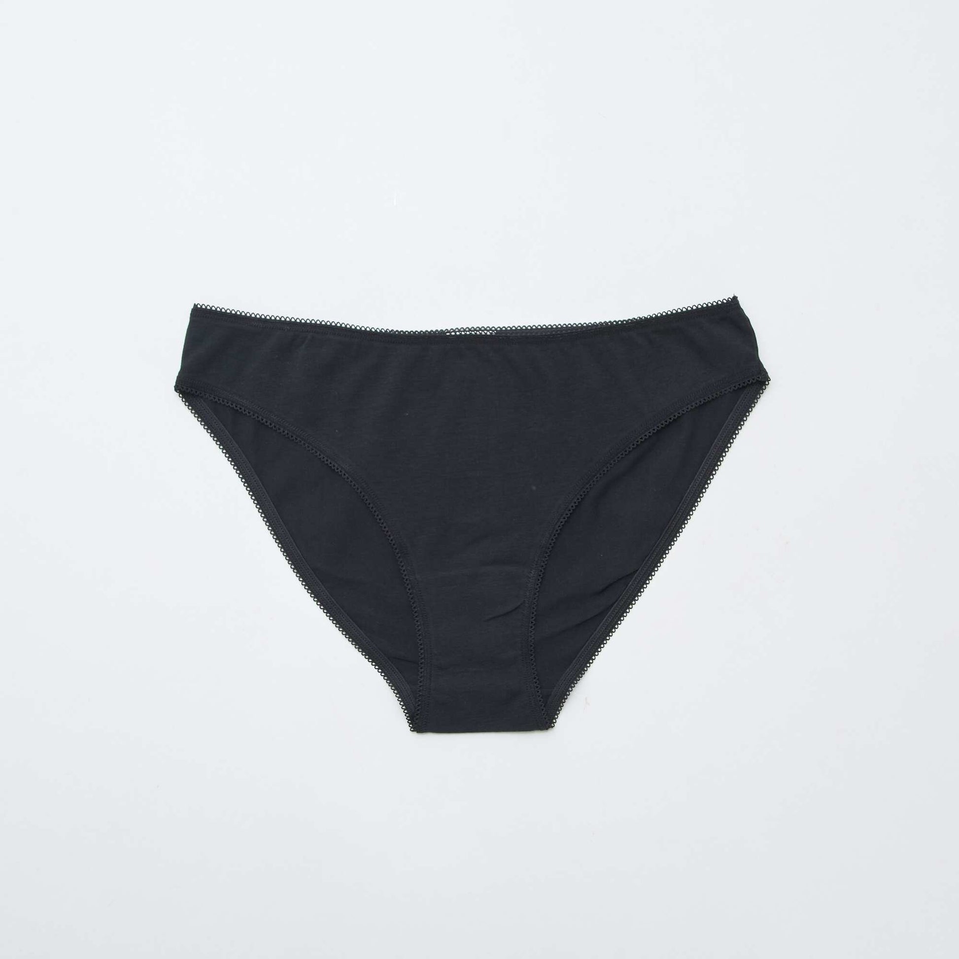 Lot de 3 culottes en coton NOIR