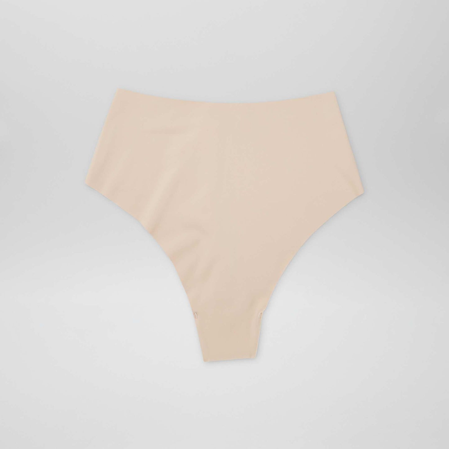 Lot de 2 tangas invisible à taille haute BEIGE
