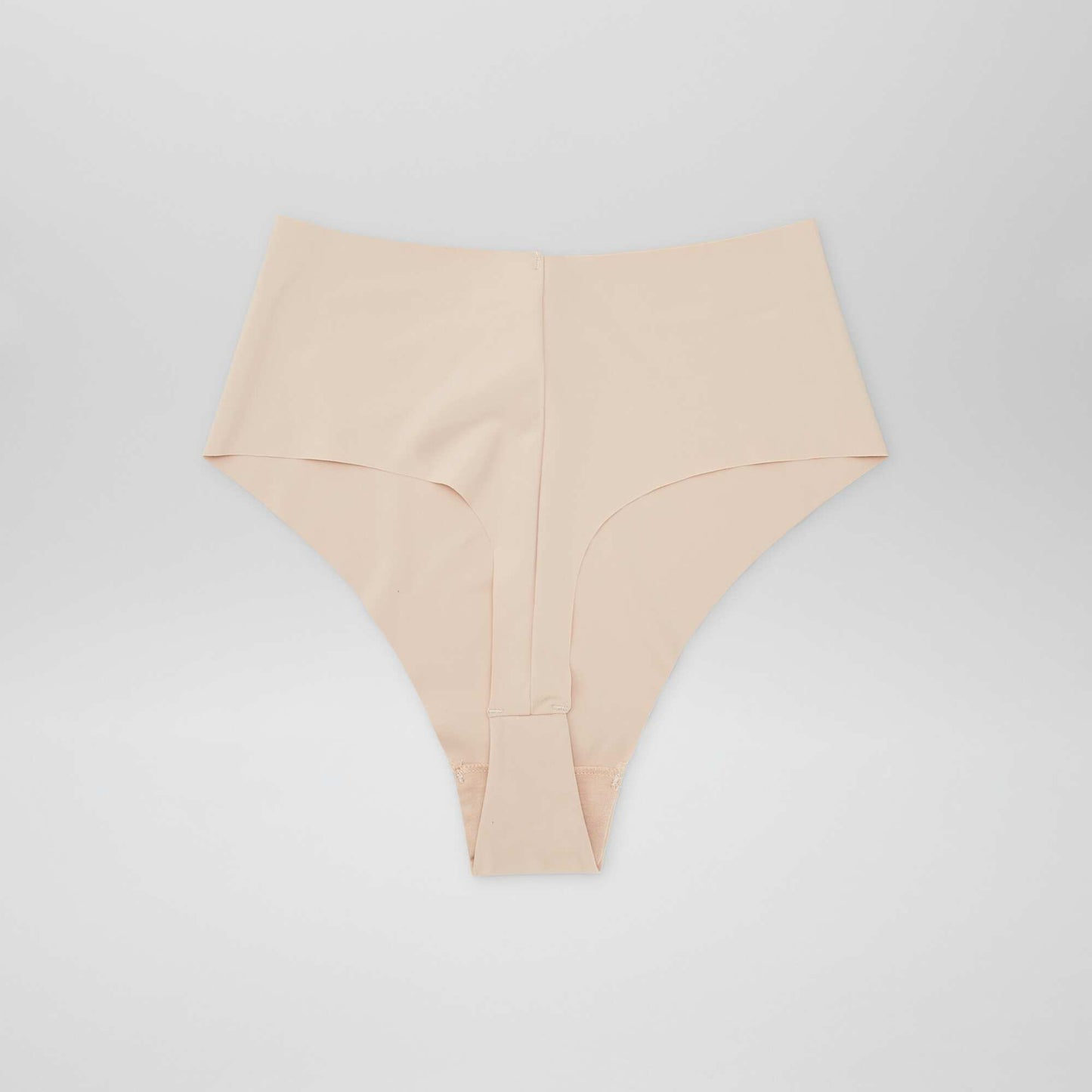 Lot de 2 tangas invisible à taille haute BEIGE
