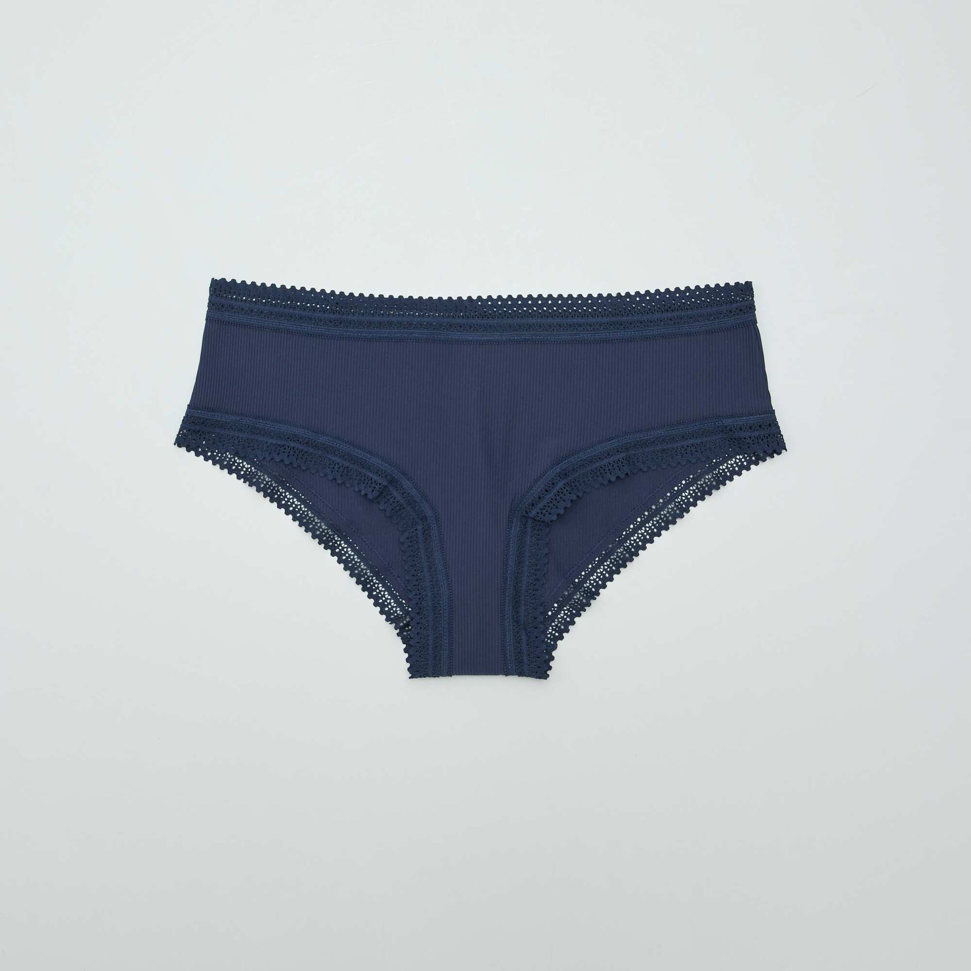 Lot de 3 shorty côtelés VIOLET/VERT/BLEU MARINE