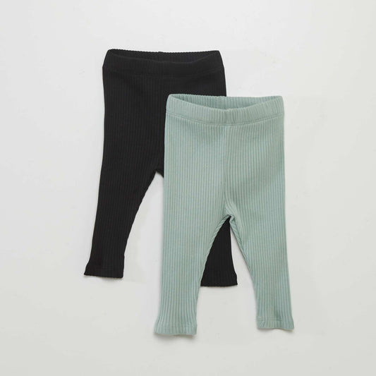 Lot de 2 leggings c tel s Vert