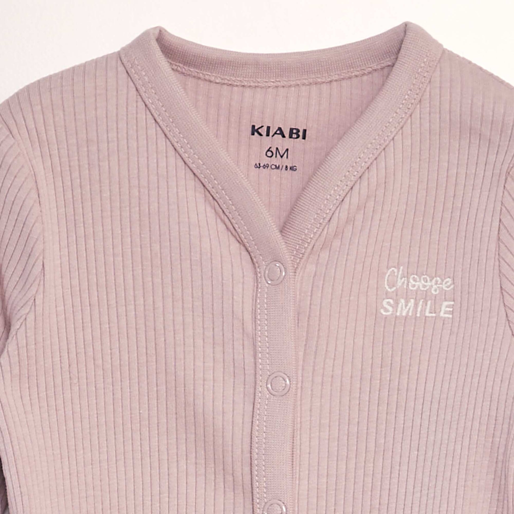 Pyjama dors-bien c tel manches longues Rose
